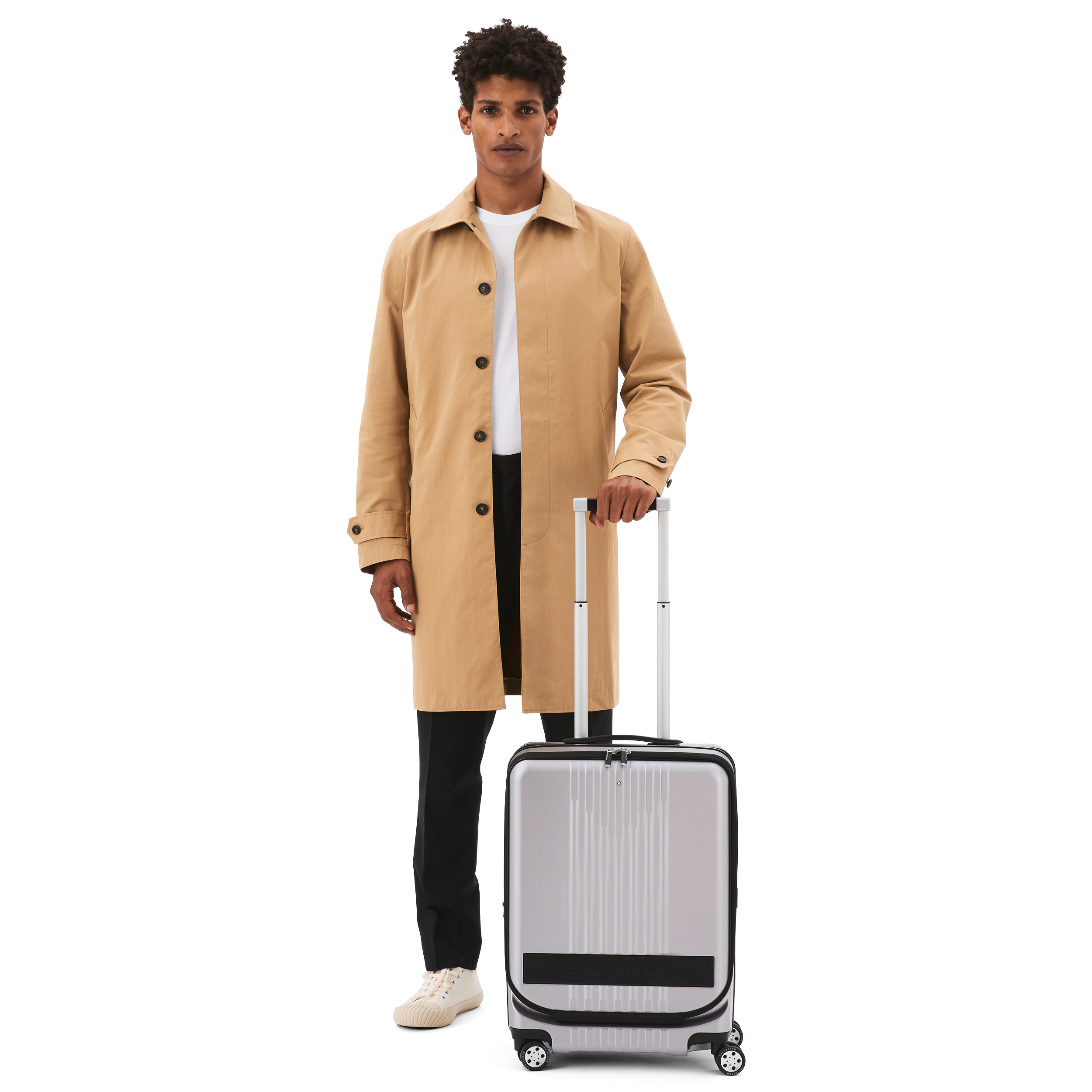 #MY4810 carry-on Luggage with front pocket, image 4