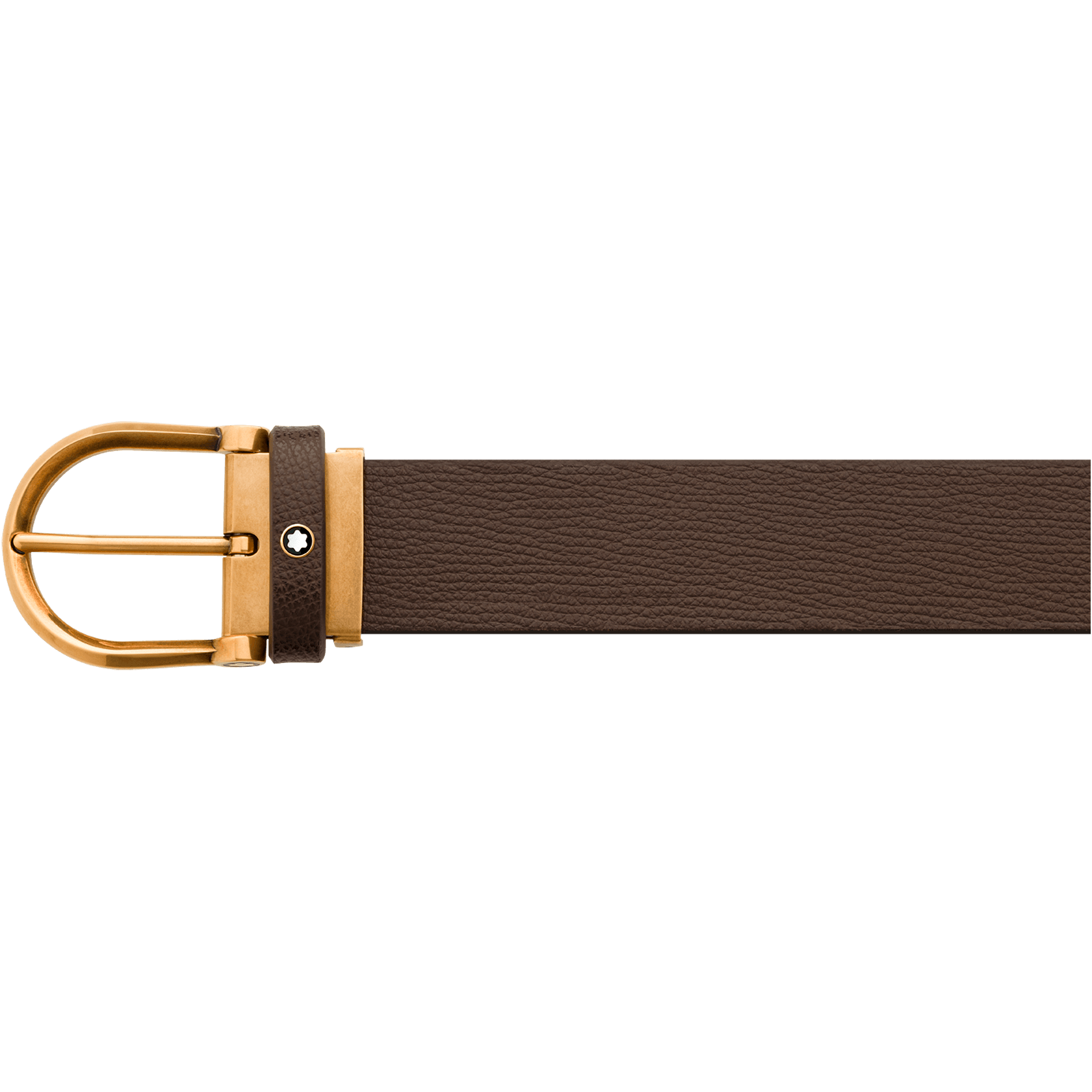 Rounded Horseshoe Vintage Yellow Gold finish Pin Buckle, image 1