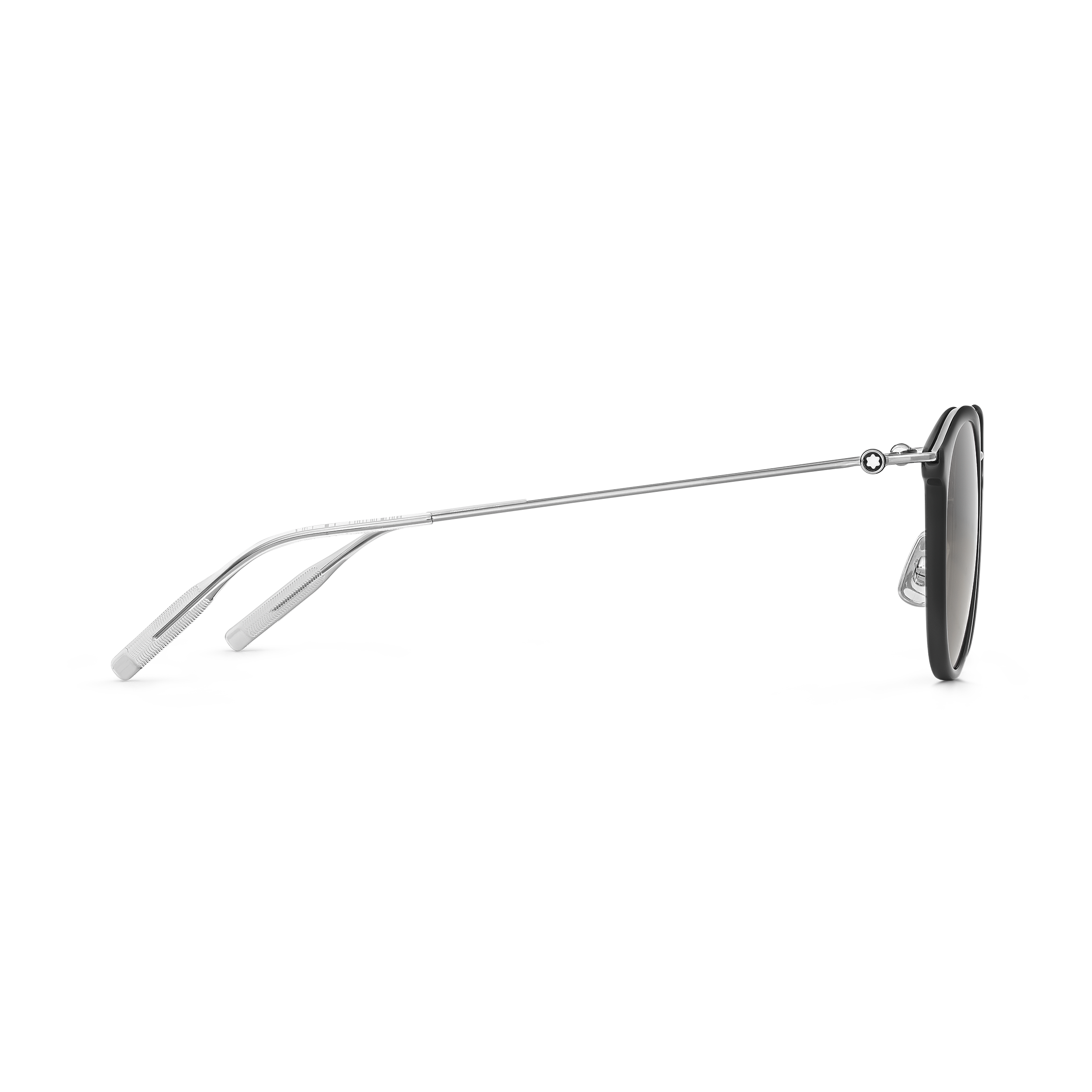Round Sunglasses with Black-Colored Injected Frame, image 2