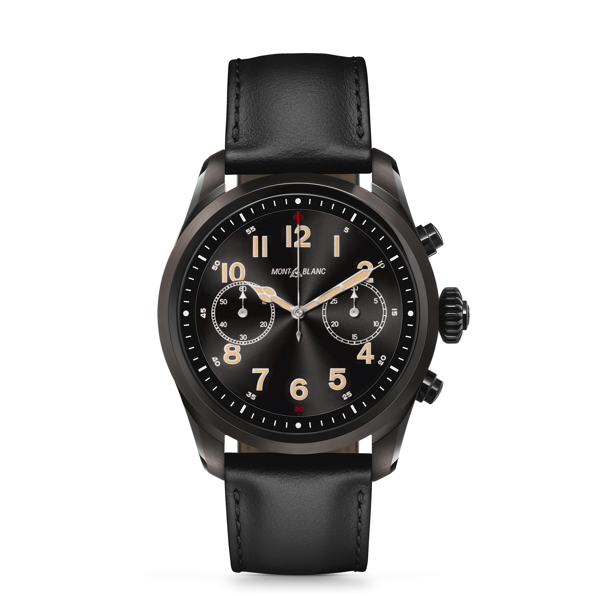 Montblanc Summit 2 Stainless Steel Black and Leather, image 1
