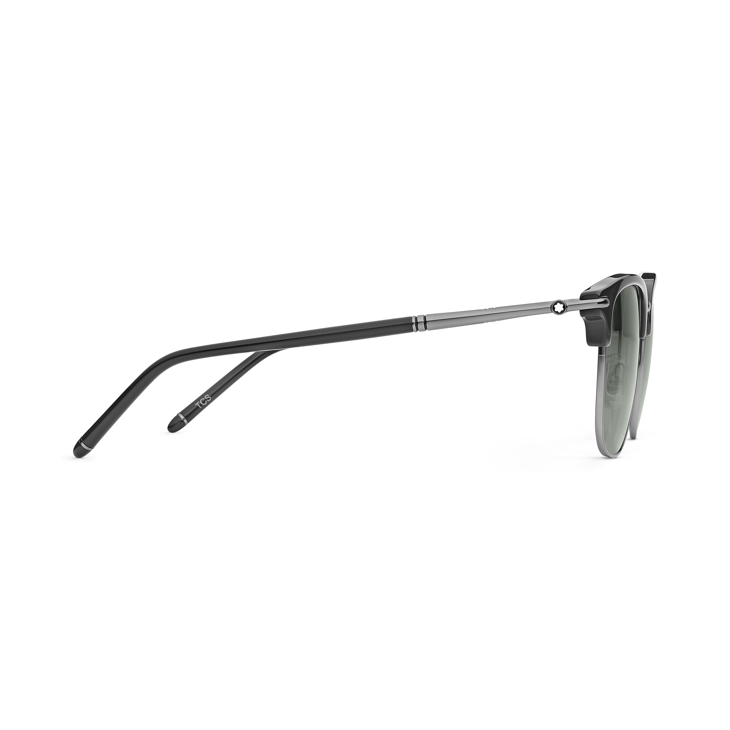 Rectangular Sunglasses with Black Colored Injected Frame, image 4