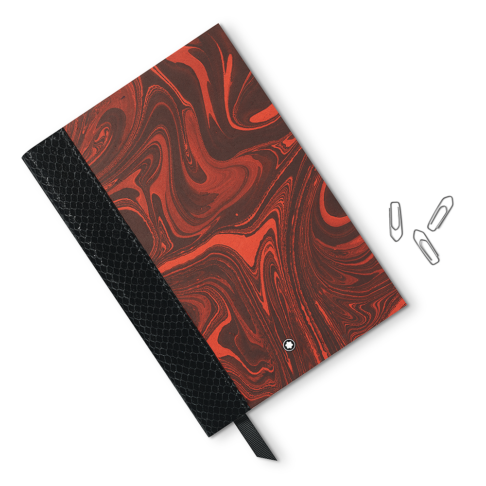3 صورة ،Notebook #146 Heritage Rouge et Noir Serpent Marble