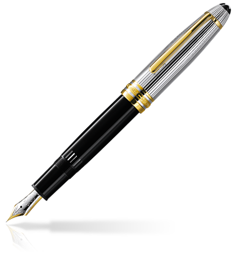 Meisterstück Solitaire Doué Sterling Silver Fountain Pen, image 2