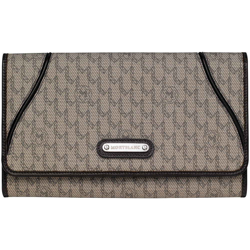 Montblanc Signature Ladies Wallet 8cc with Flap & zipped Coin Case, image 1