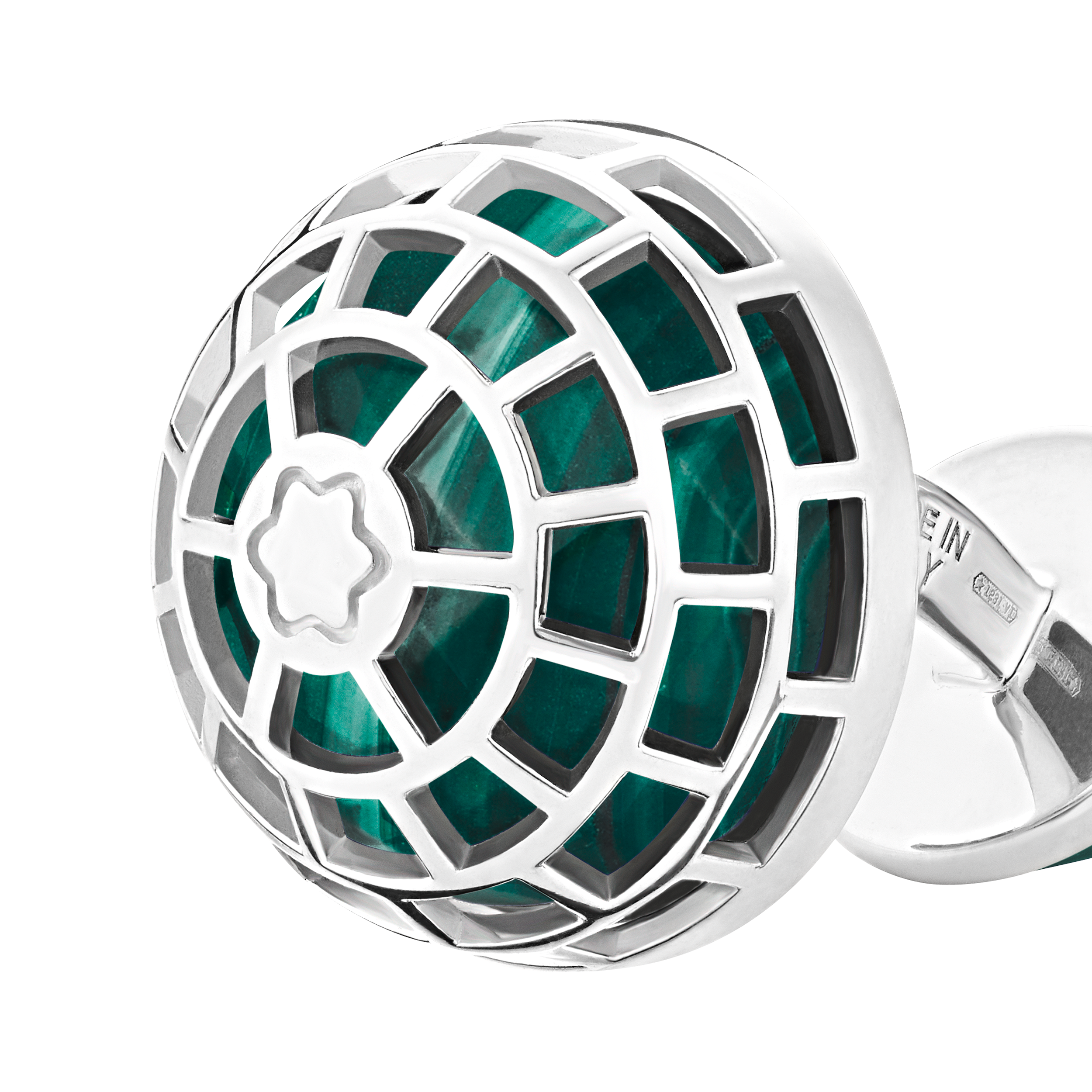 Montblanc Meisterstück Cufflinks with Malachite stone, image 3