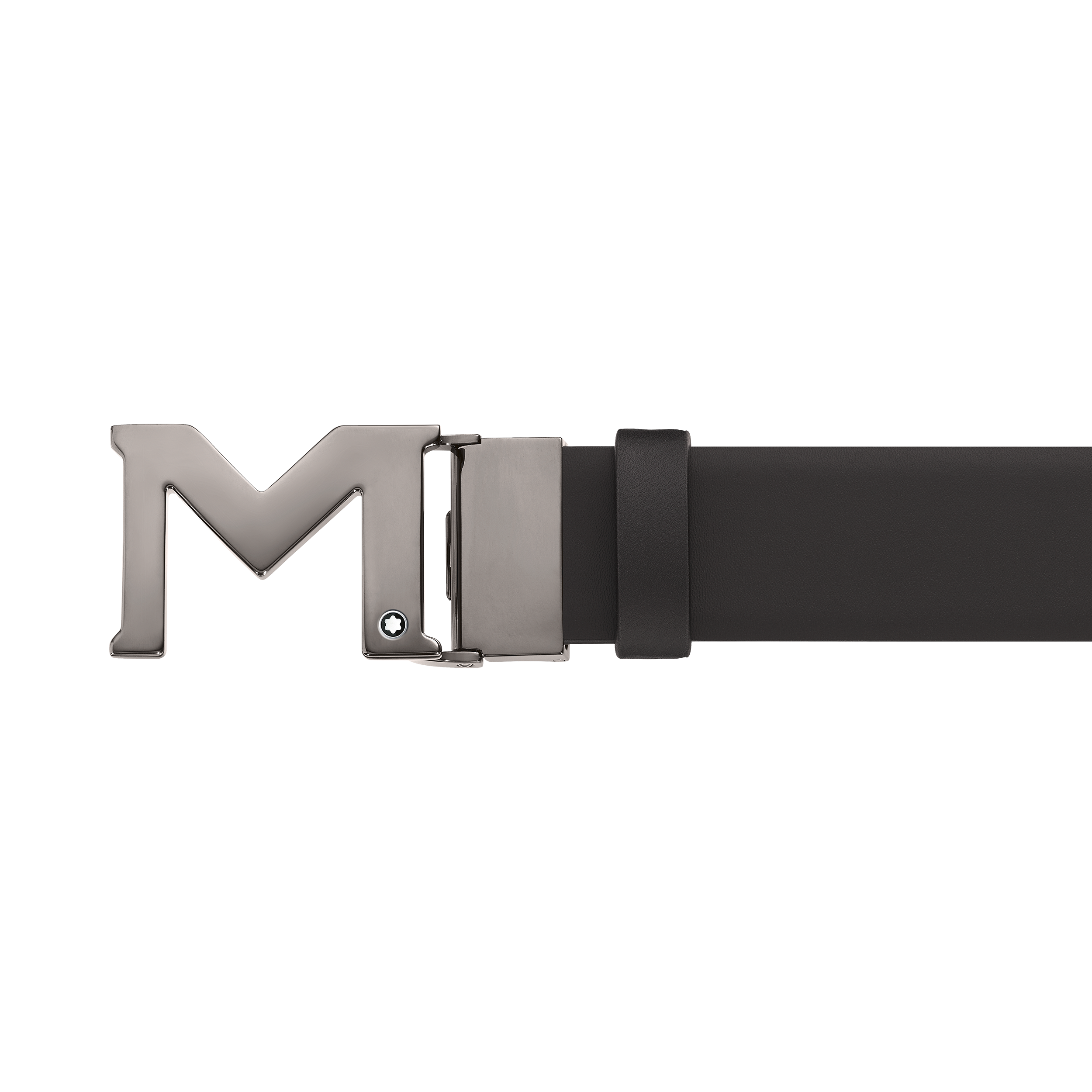 M buckle brushed green/brown 35 mm reversible leather belt, image 3