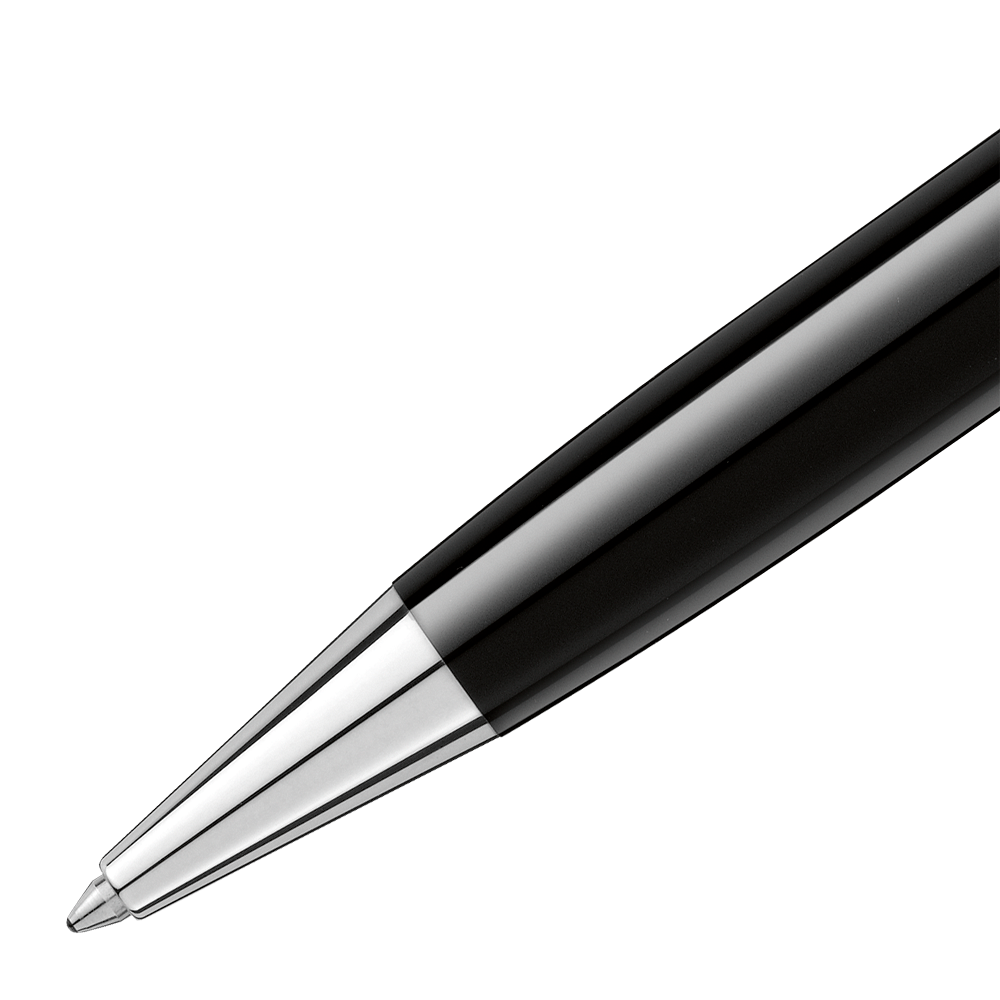 2 صورة ،Meisterstück Solitaire Doué Geometric Dimension Platinum Classique Ballpoint Pen