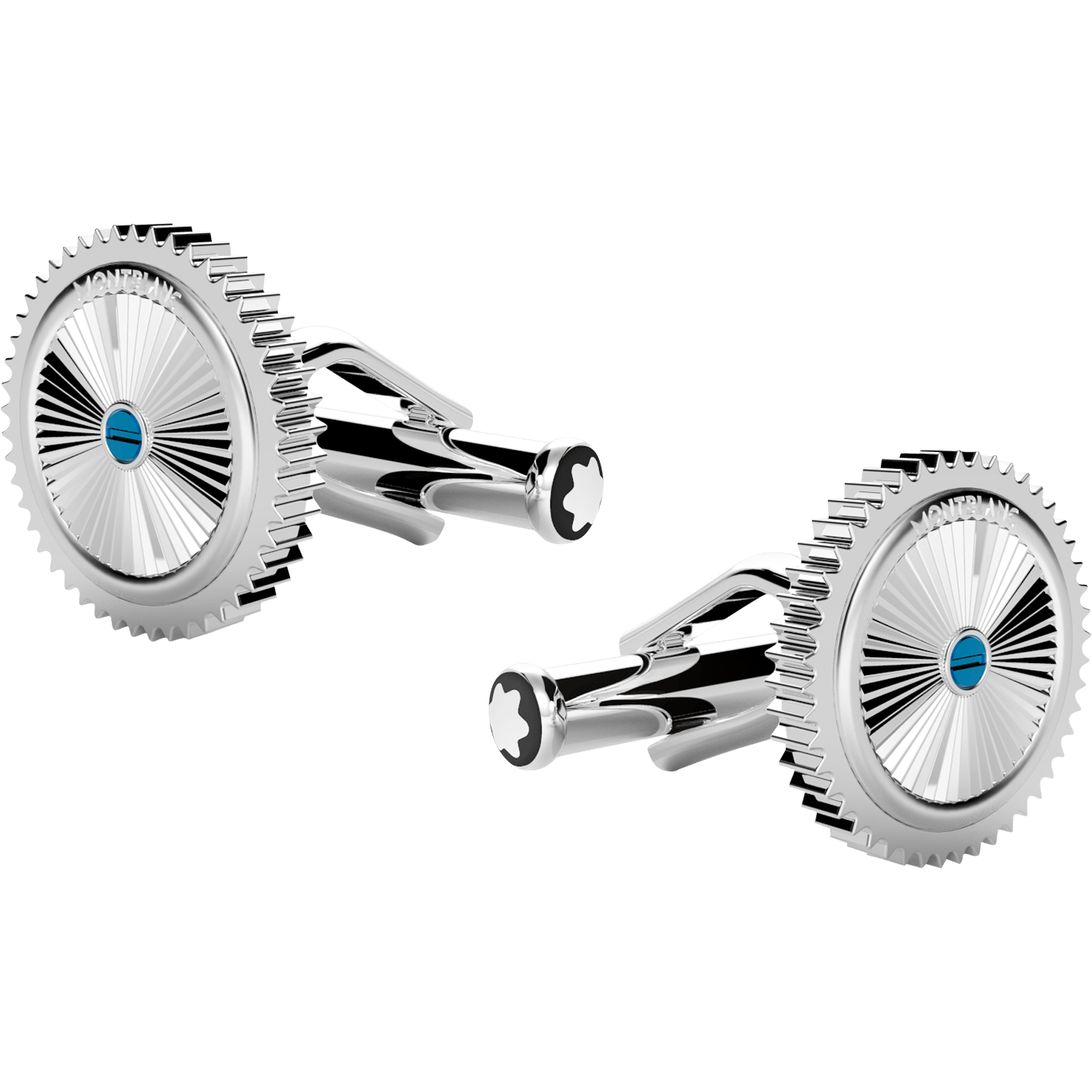 1 صورة ،Cuff Links, round, steel, Horlogerie