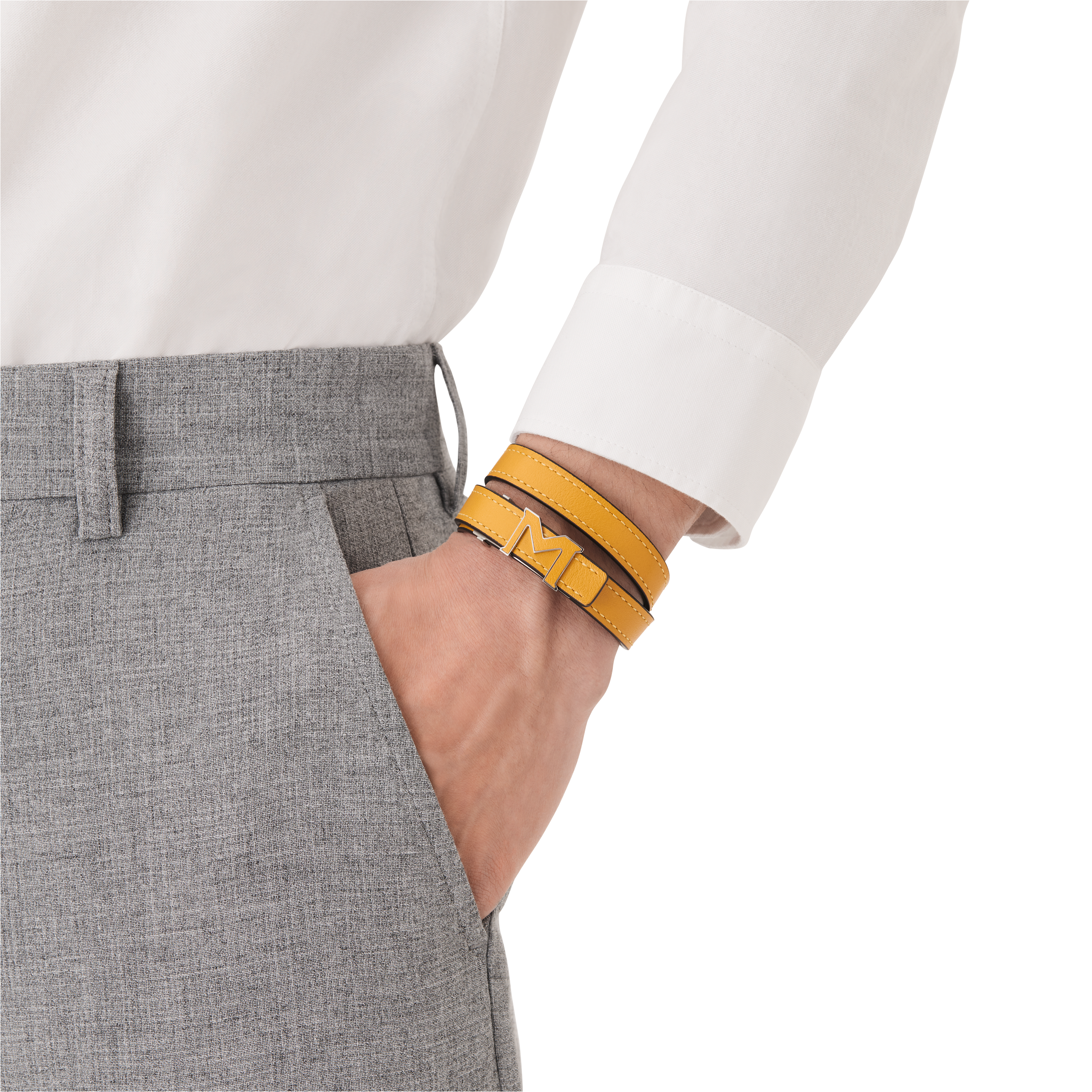 Bracelet Montblanc M Logo yellow, image 2