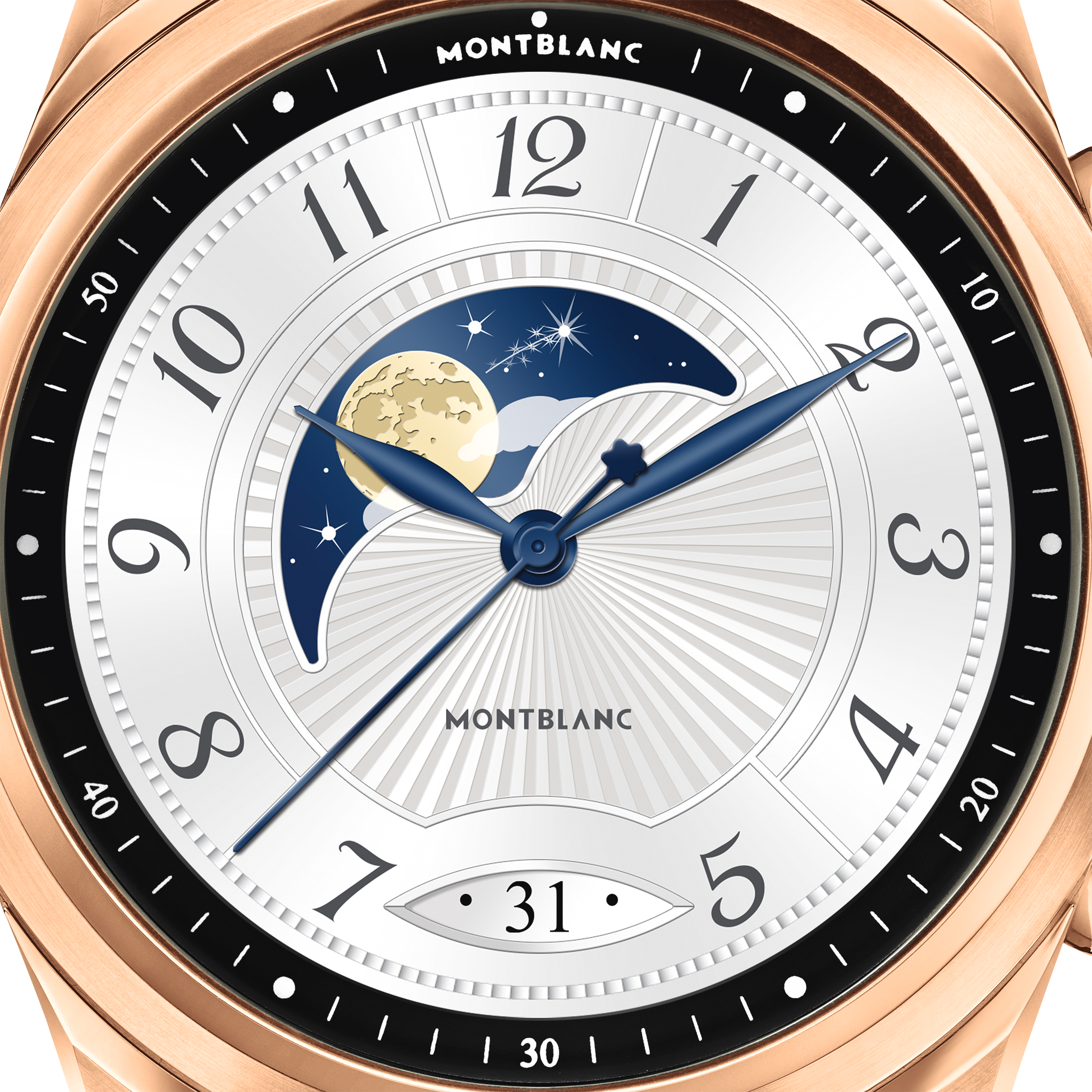 3 صورة ،Montblanc Summit 2+ Stainless Steel Gold Colour and Leather