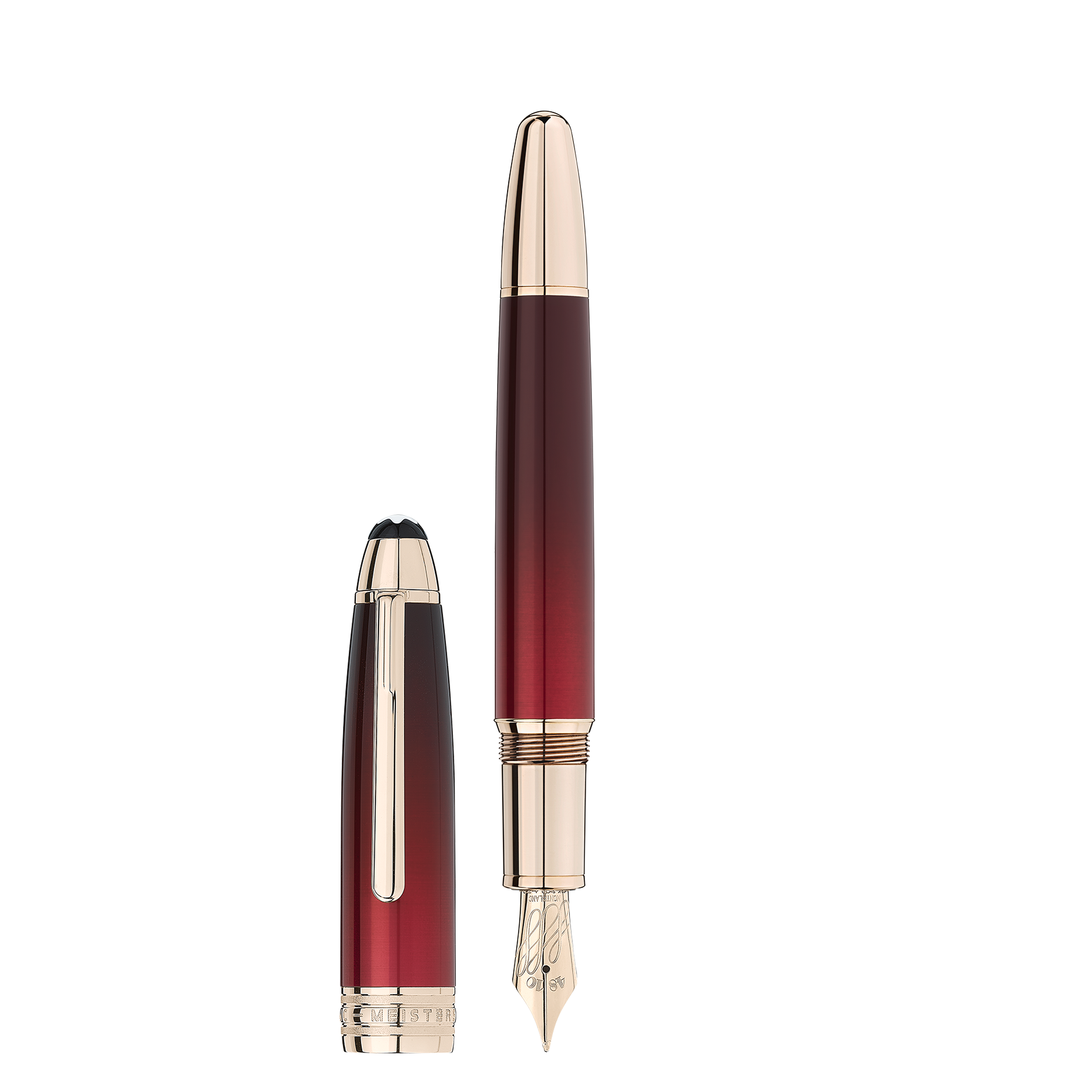 Meisterstück Calligraphy Solitaire Burgundy Lacquer Flexible Nib