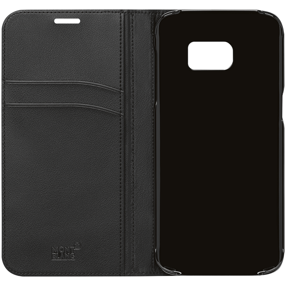 2 صورة ،Samsung Galaxy S7 Edge Flip Cover Montblanc Sartorial
