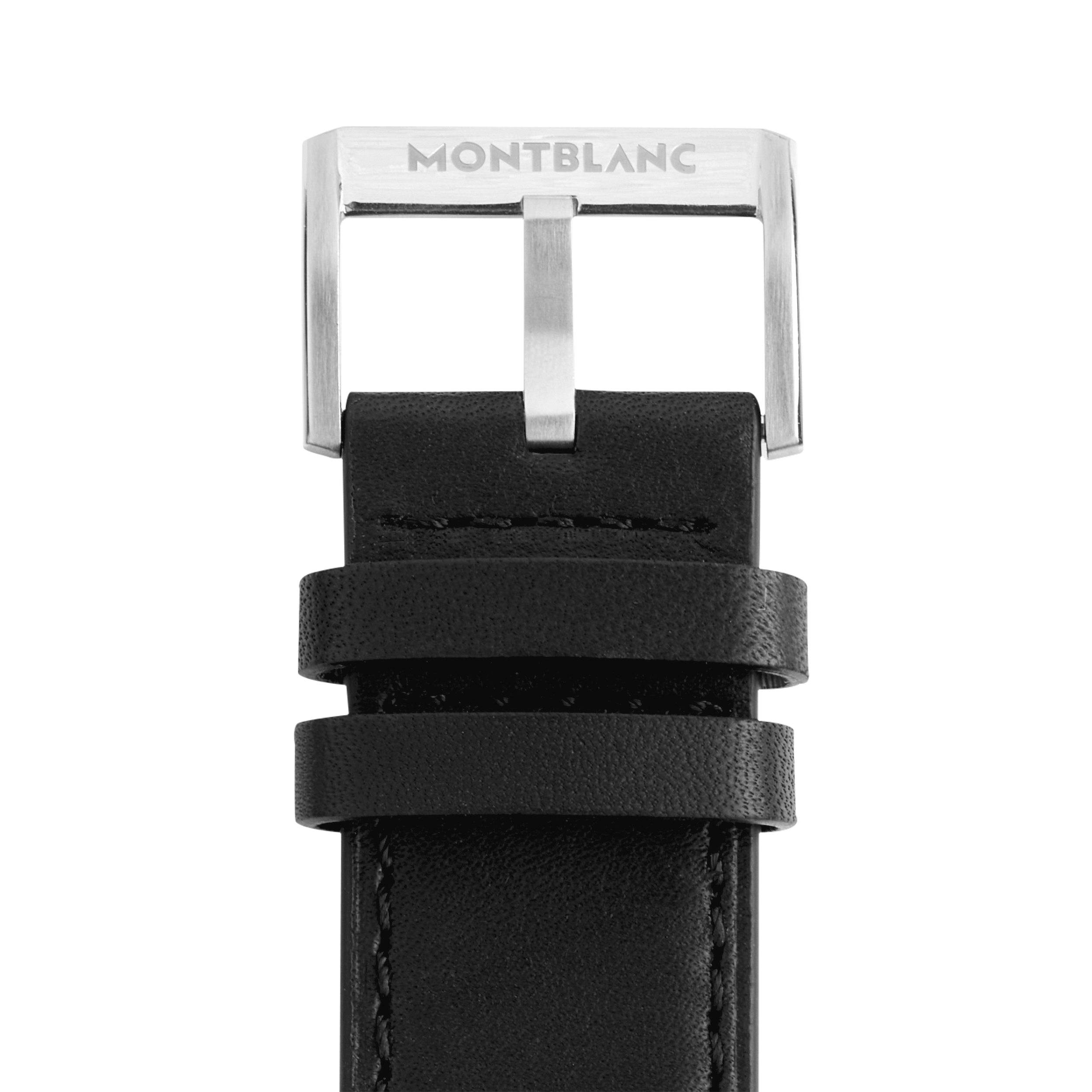 Black calf strap with gray pin buckle, image 2