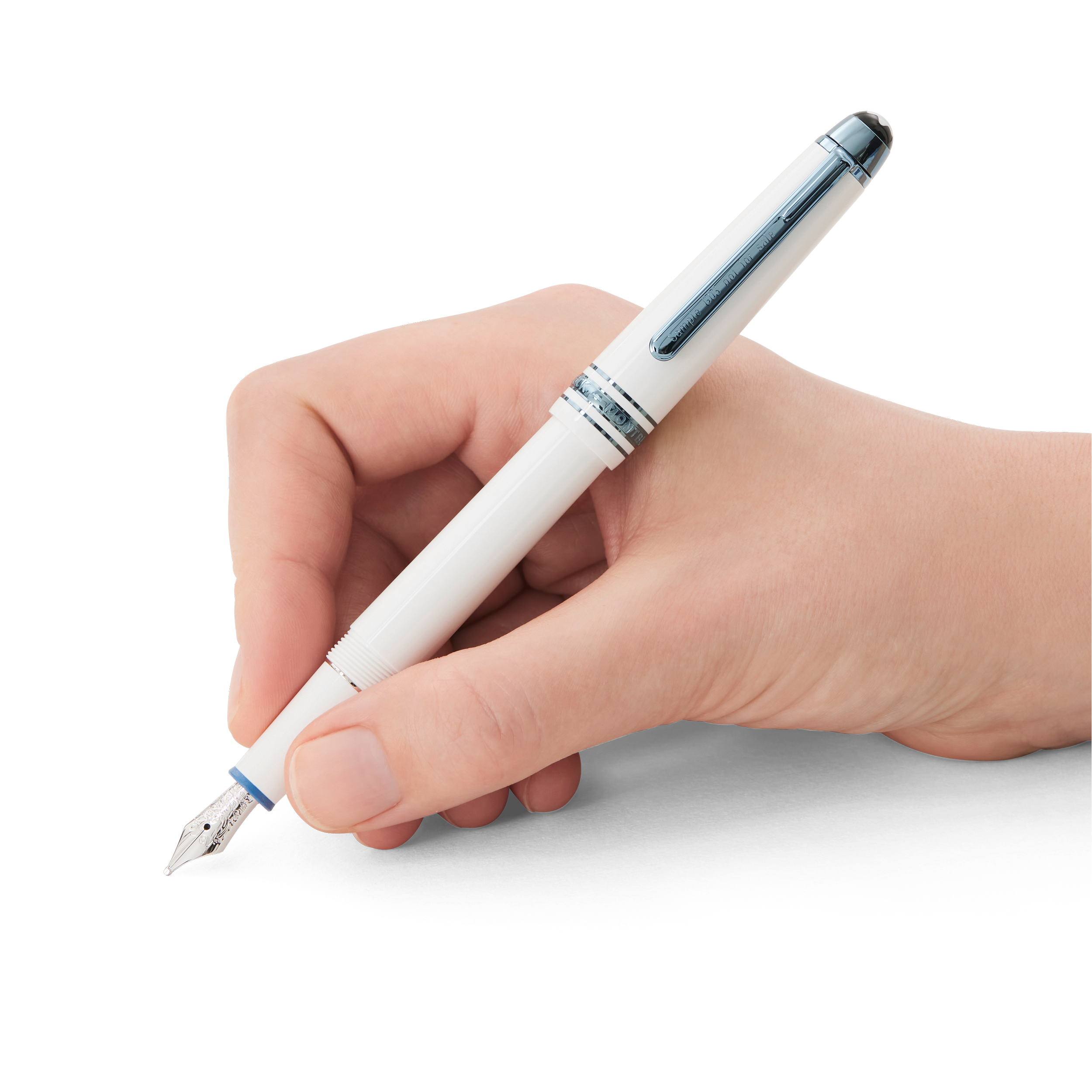Meisterstück Glacier Classique Fountain Pen (F) White, image 3