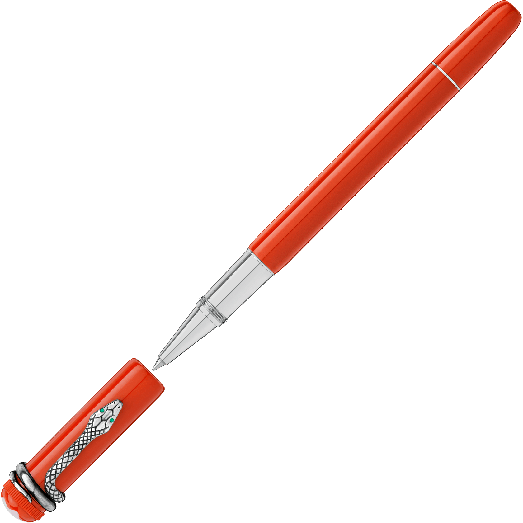Montblanc Heritage Collection Rouge et Noir Special Edition Coral Rollerball, image 1