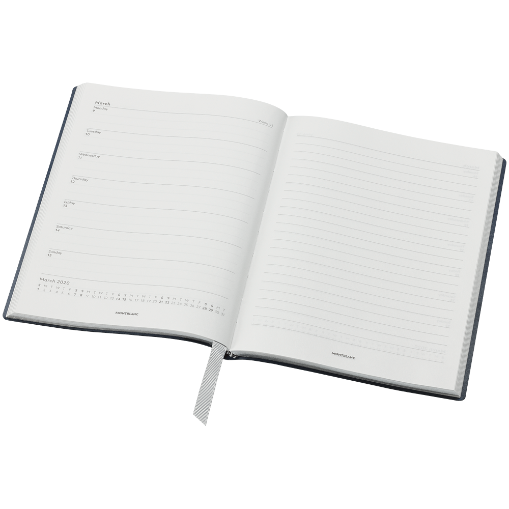 #146 18-Month Weekly Diaries 19-20, Indigo, image 2