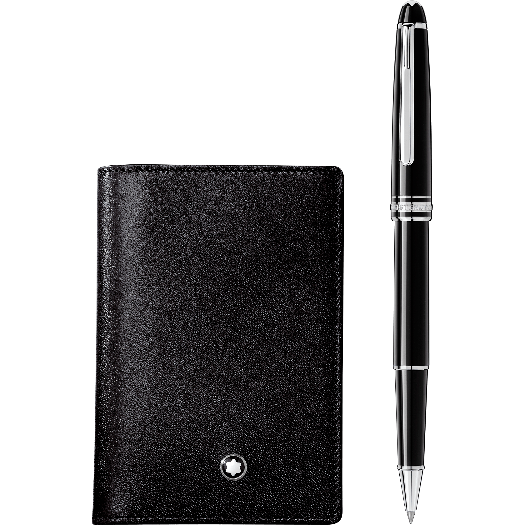 Set with Meisterstück Platinum Classique Rollerball and Business Card Holder with Gusset, image 2