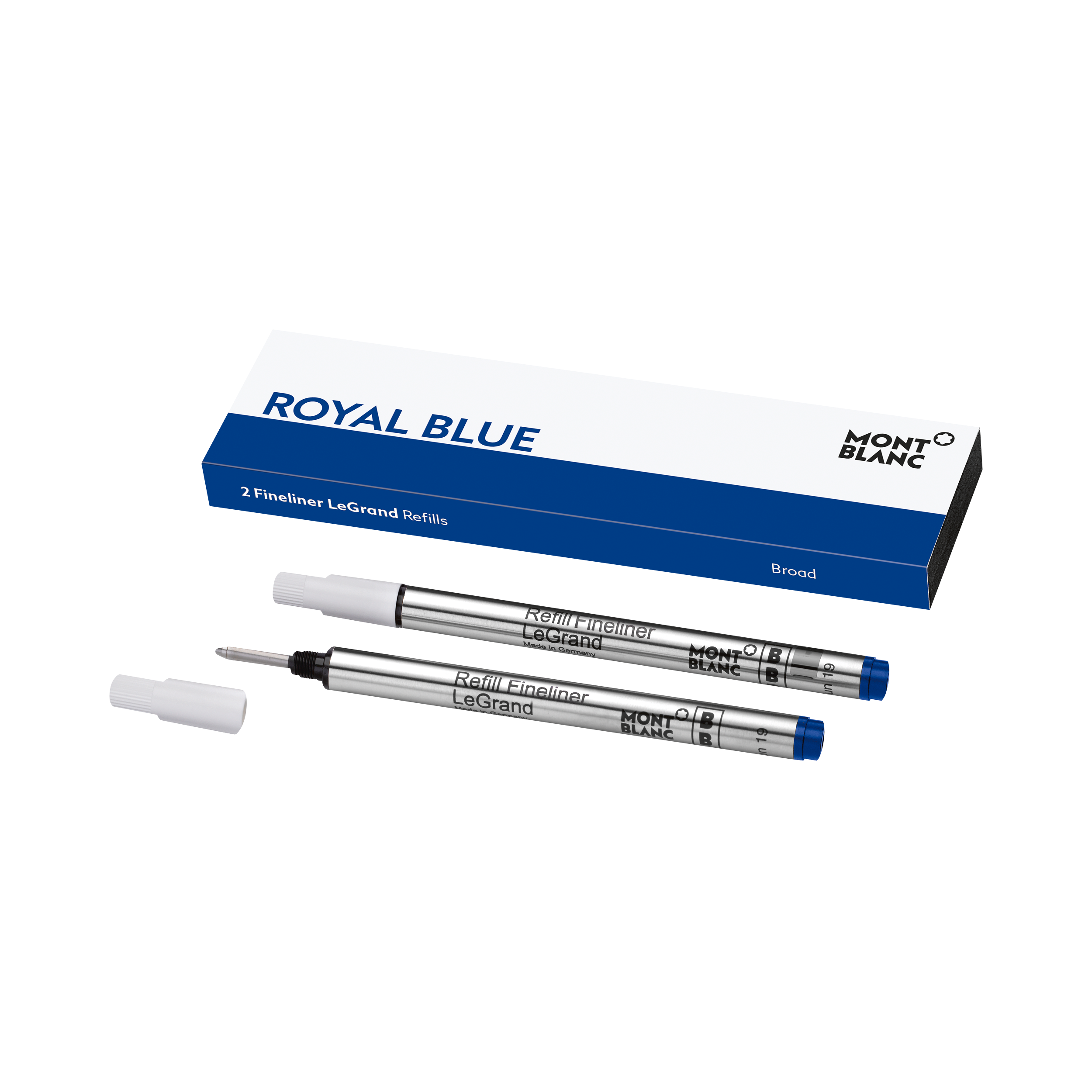 2 Fineliner LeGrand Refills, Royal Blue - Broad, image 1