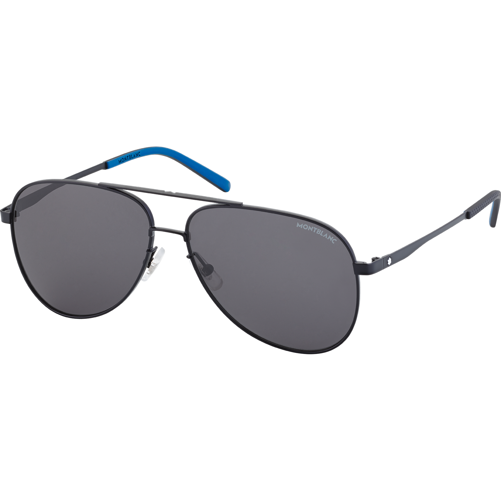 Square Black Metal Frame Sunglasses