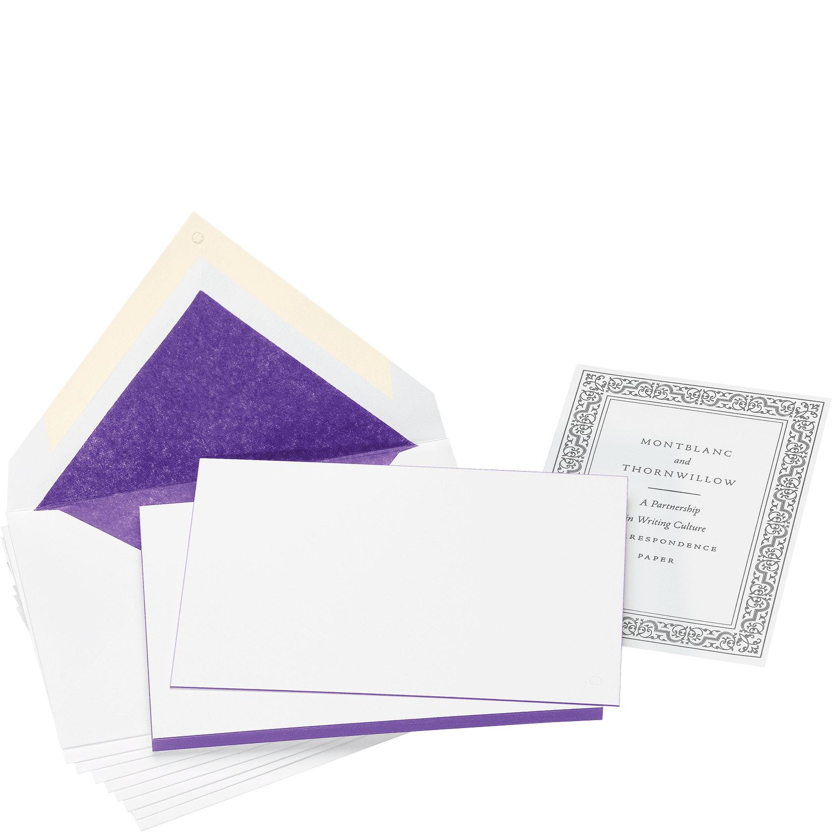 10 Cards + Envelopes Lavender Purple