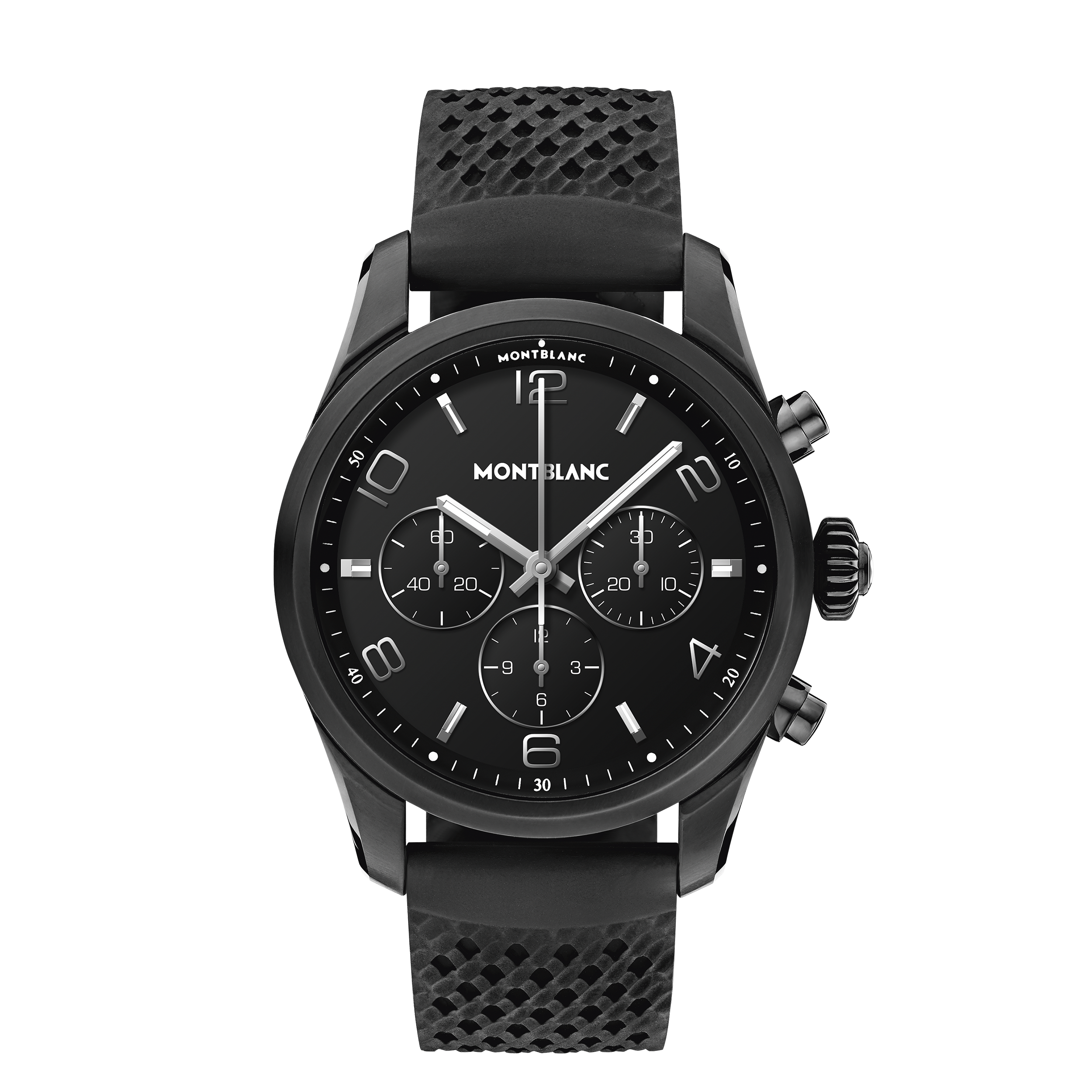Montblanc Summit 2+ Smartwatch - Black with Rubber Strap, image 1