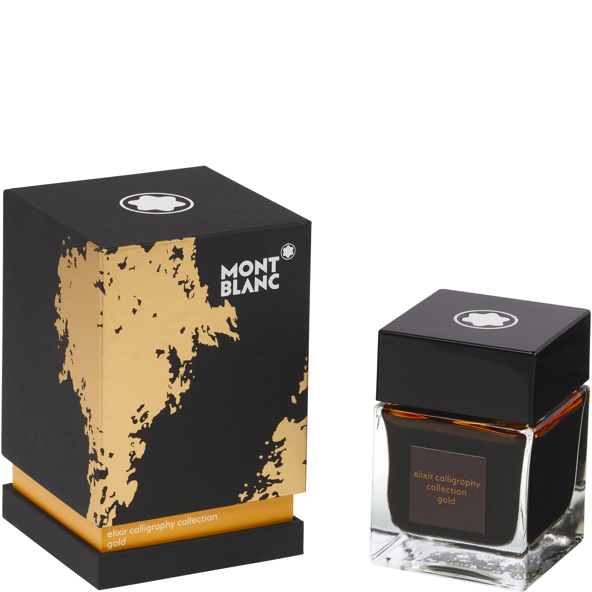 Ink Bottle 50 ml, Elixir Calligraphy Yellow Gold