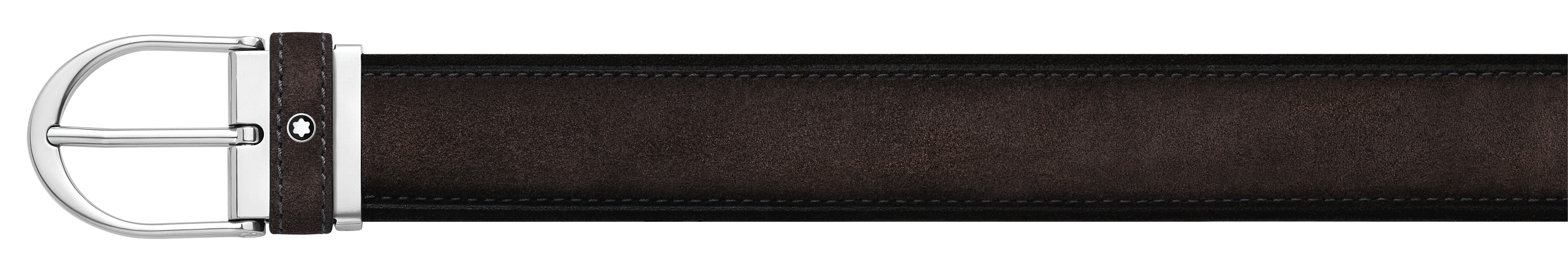 Dark brown cut-to-size casual belt, image 1