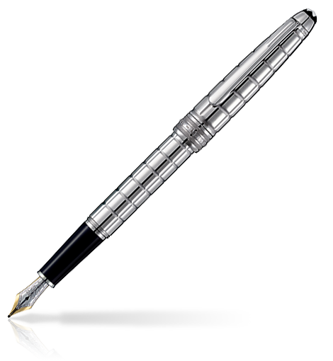 Meisterstück Solitaire Platinum-Coated Facet Classique Fountain Pen, image 4