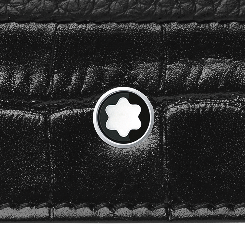 3 صورة ،Meisterstück Soft Grain Business Card Holder with gusset