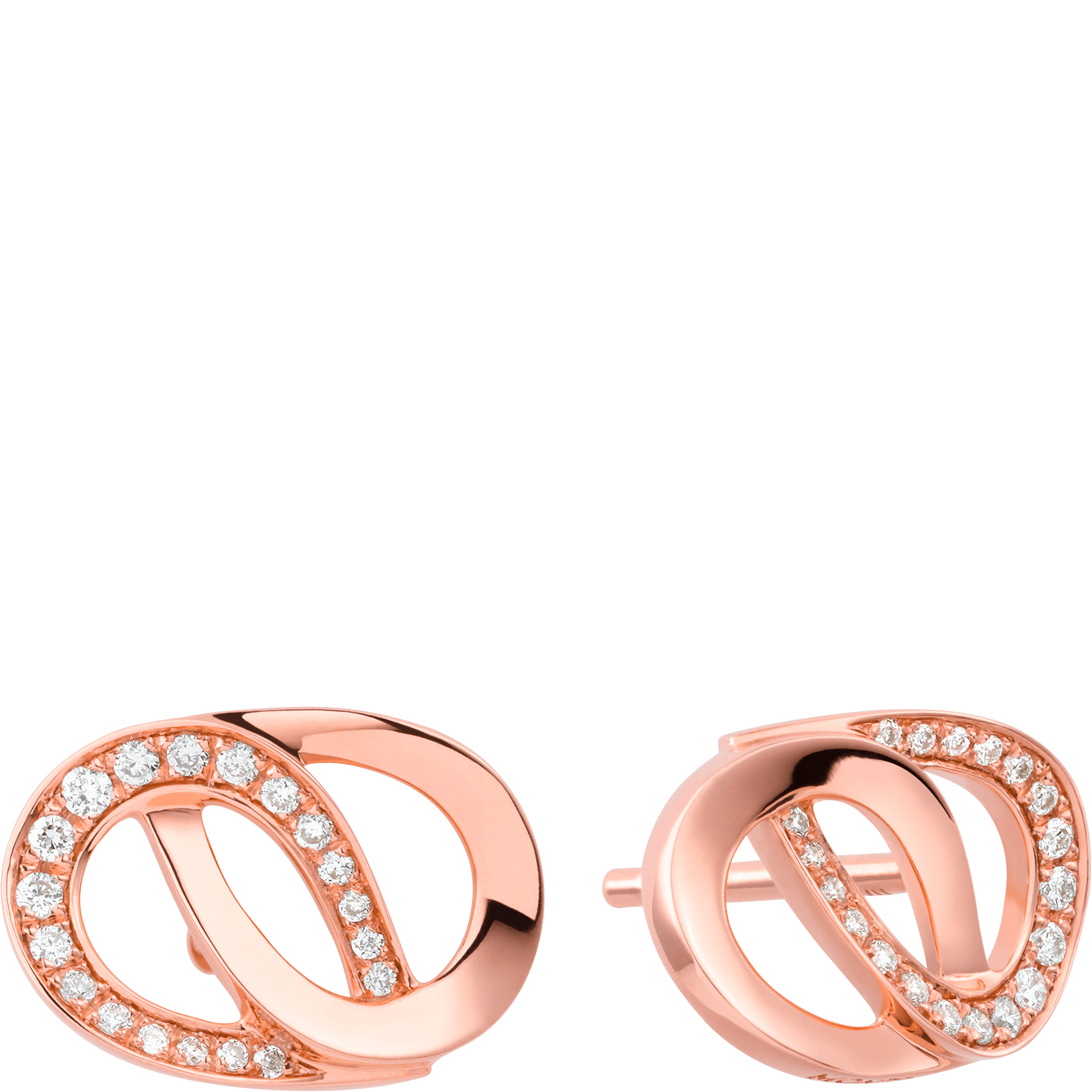 Princesse Grace de Monaco Pétales Entrelacés motif earstuds, image 1