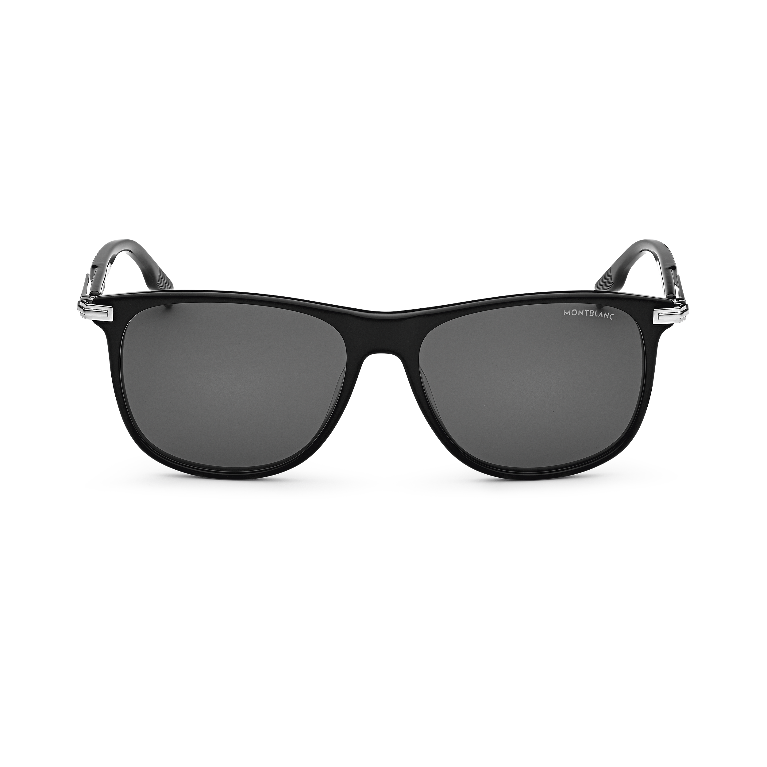 Rectangular Sunglasses with Black-Colored Acetate Frame, image 1