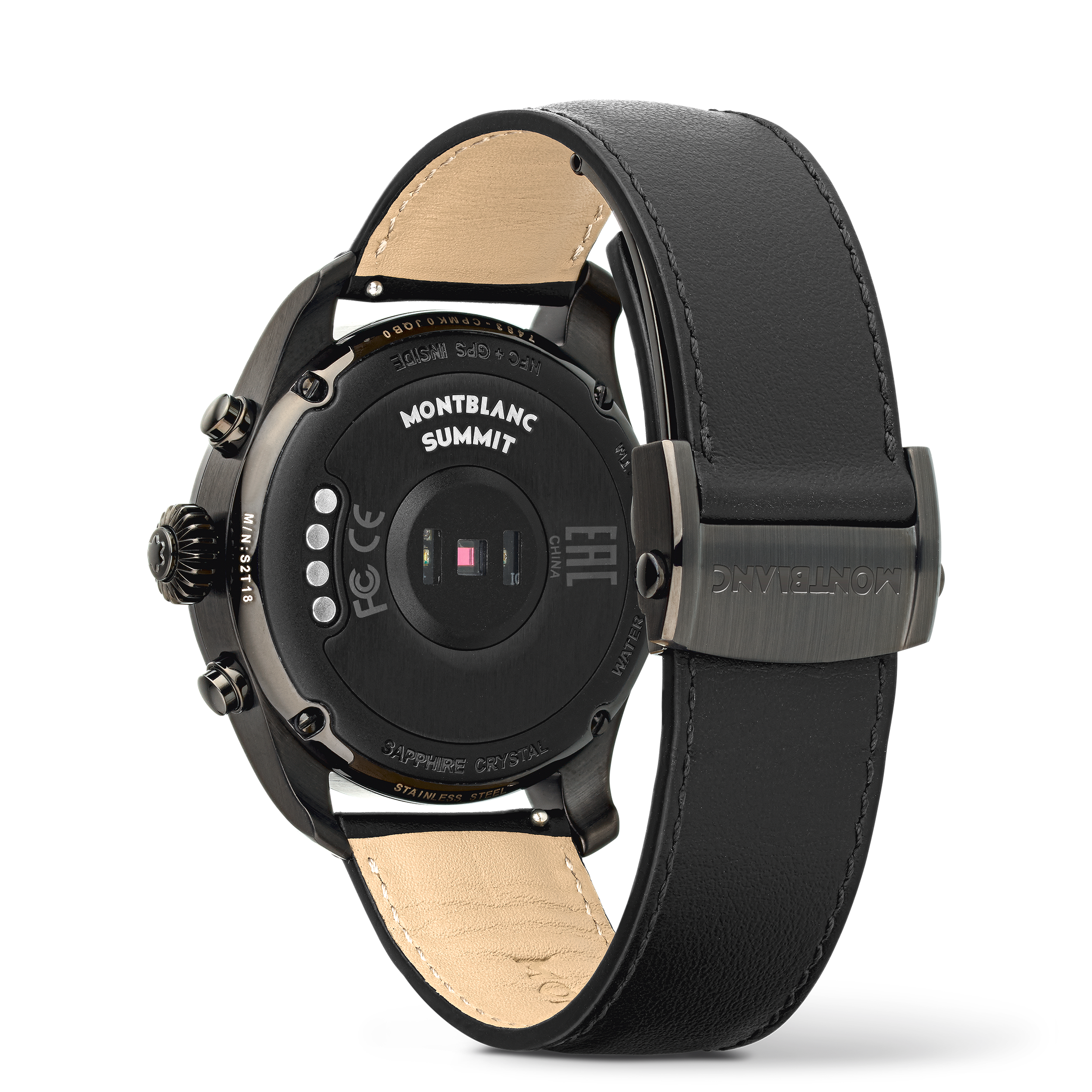 Montblanc Summit 2 Stainless Steel Black and Leather, image 4