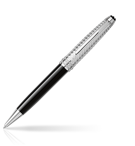 3 صورة ،Meisterstück Solitaire Doué Geometric Dimension Platinum Classique Ballpoint Pen