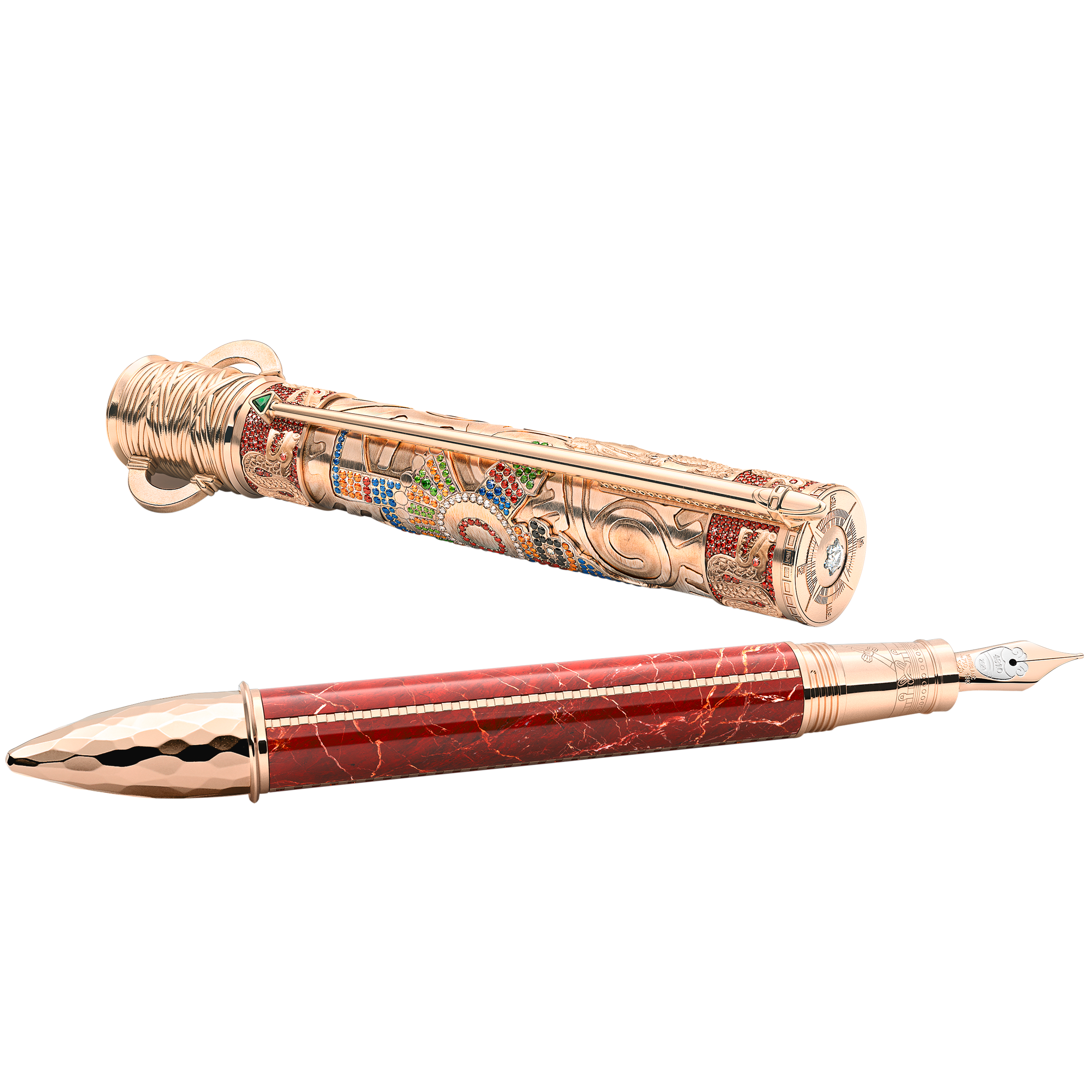 Patron of Art Homage to Moctezuma I Limited Edition 8 Fountain Pen, image 1
