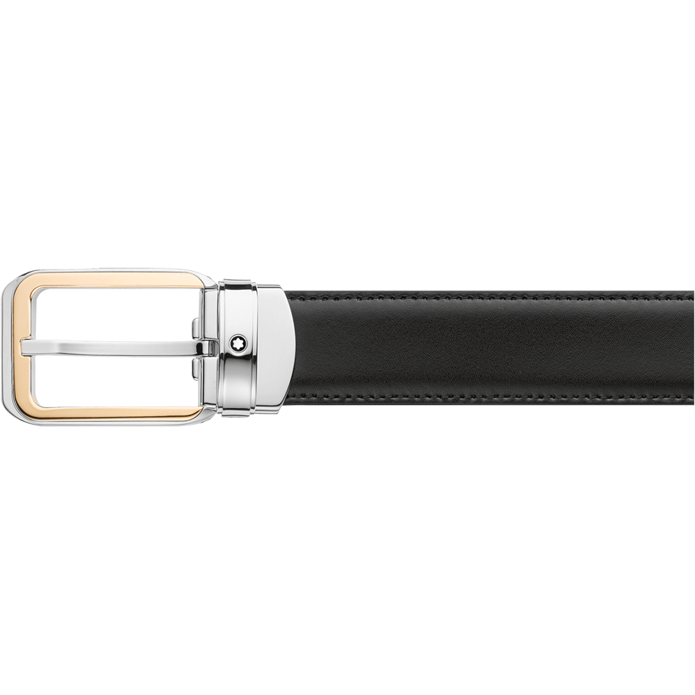 Black/brown reversible cut-to-size business belt, image 3