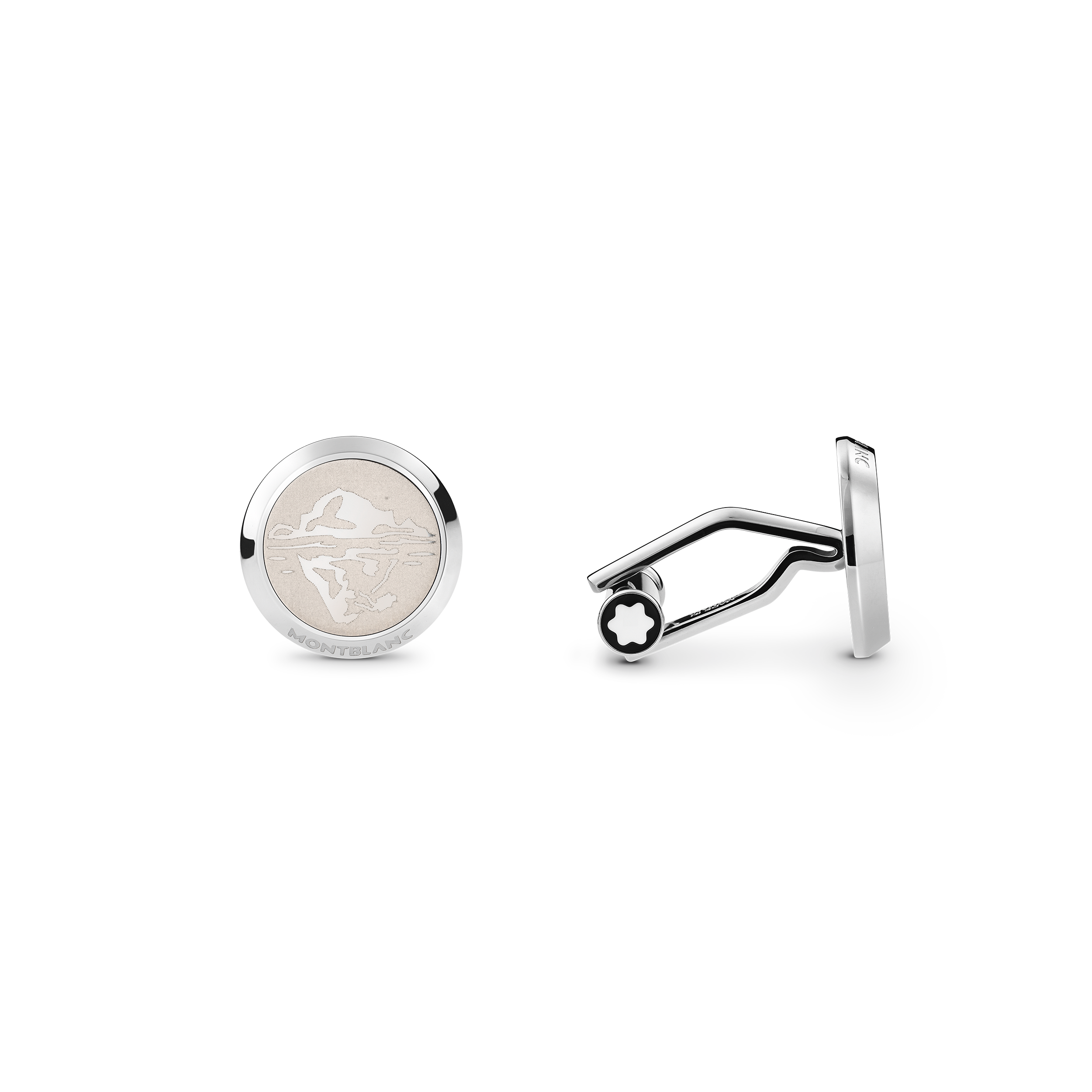 Cufflinks Montblanc 1858 Ice Sea, image 2