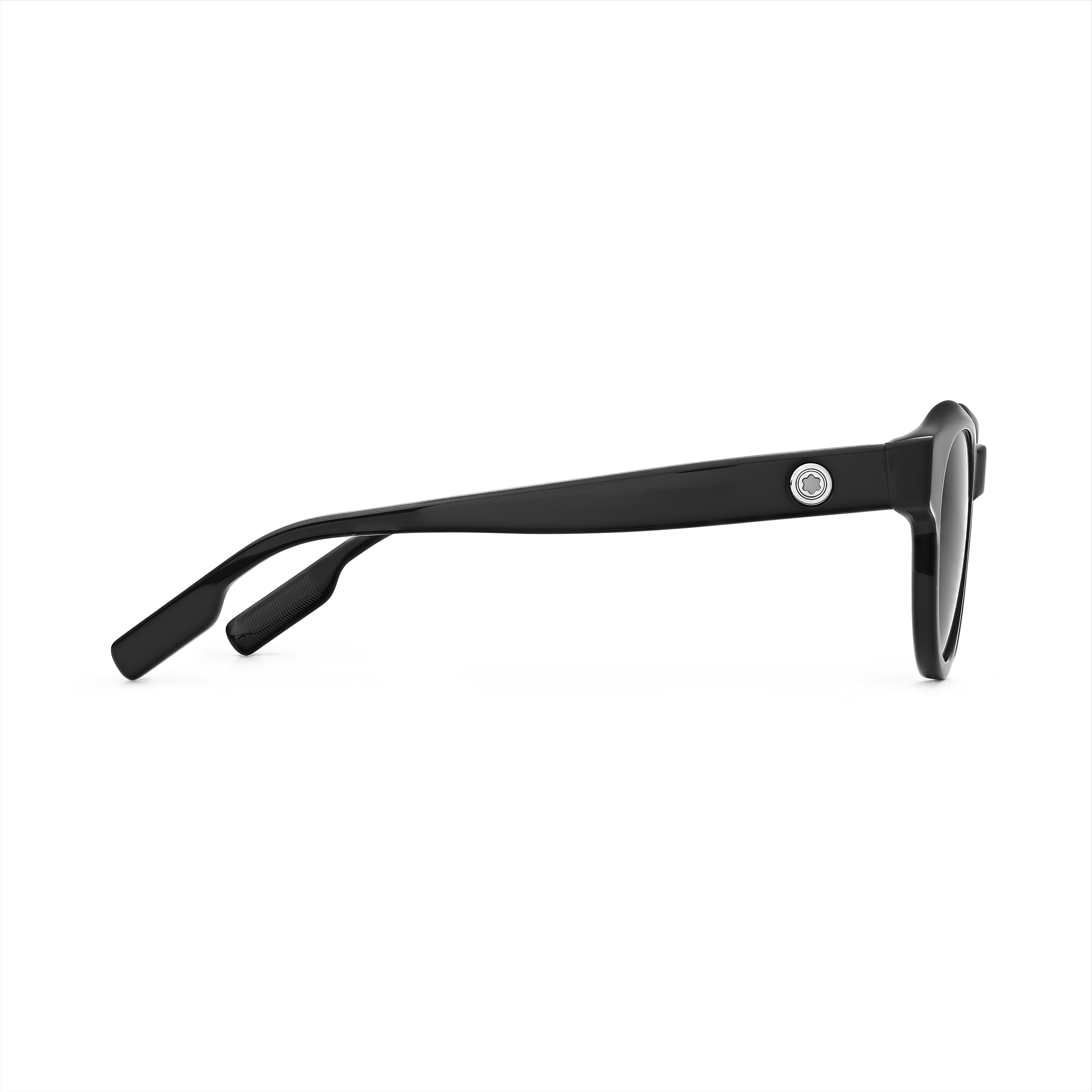 Round Sunglasses with Black-Colored Acetate Frame, image 2