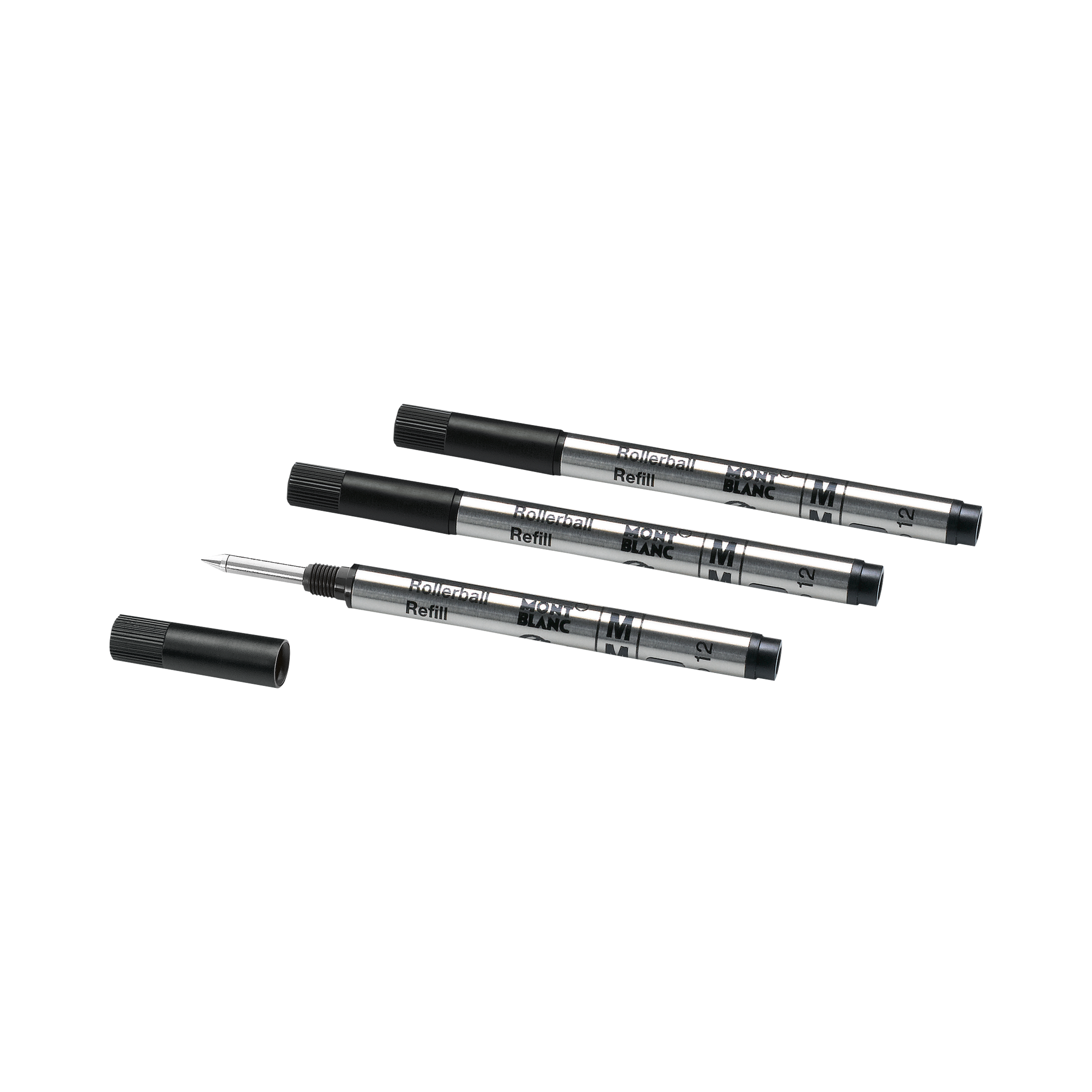 3 Rollerball Small Refills, Mystery Black - Medium, image 2
