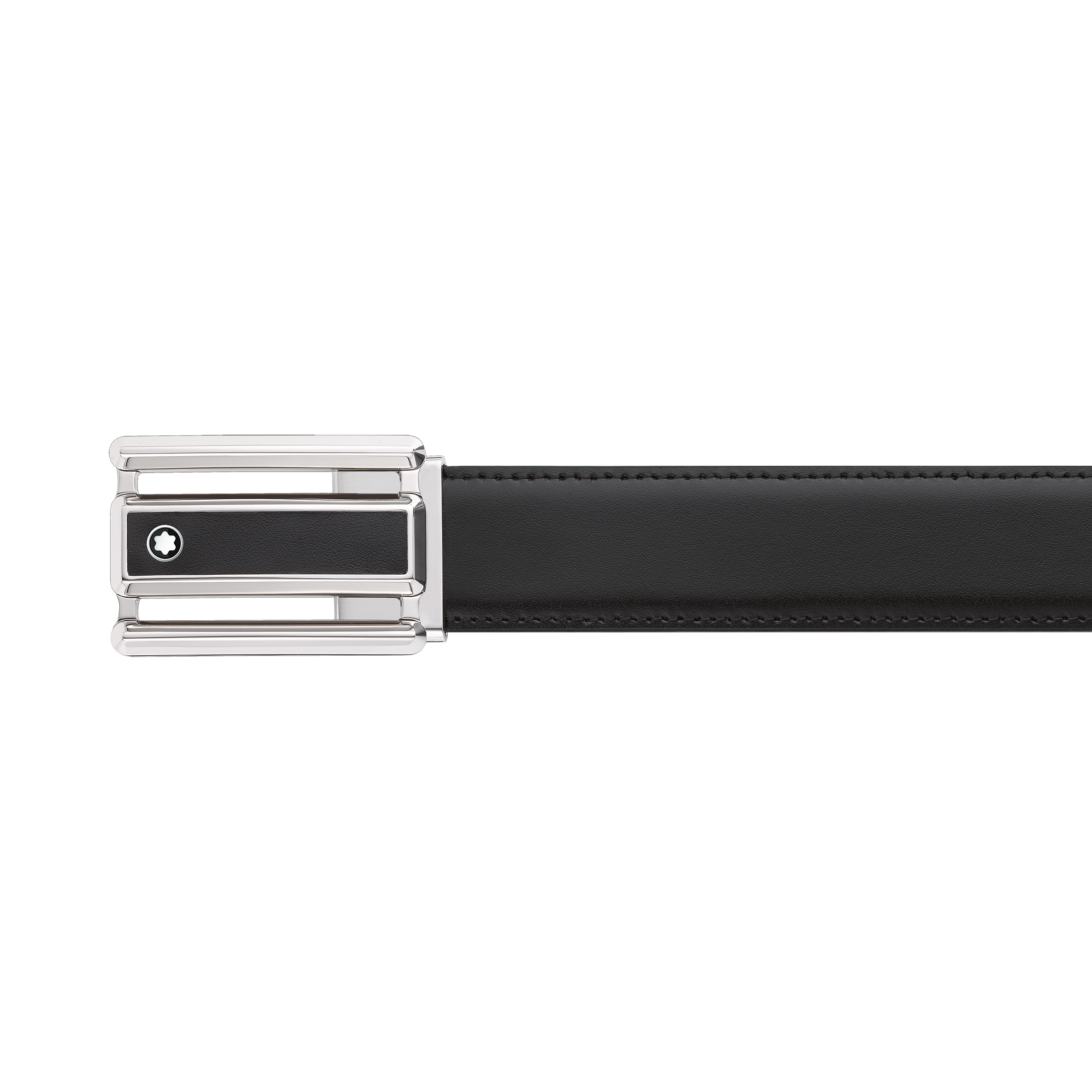 Black/brown 30 mm reversible leather belt, image 4