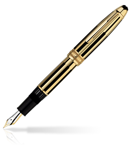 Meisterstück Solitaire Gold & Black Fountain Pen, image 1