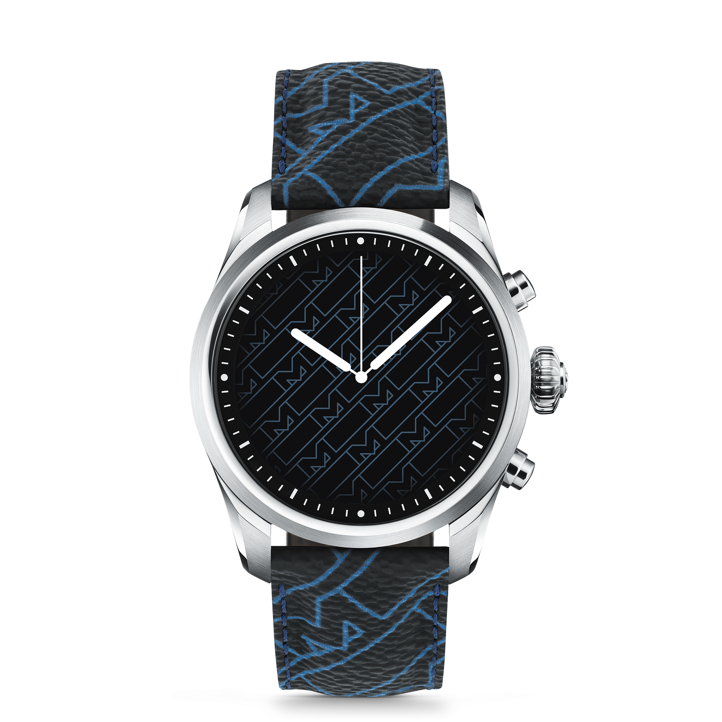 1 صورة ،Montblanc Summit 2 Stainless Steel Montblanc Pattern Blue
