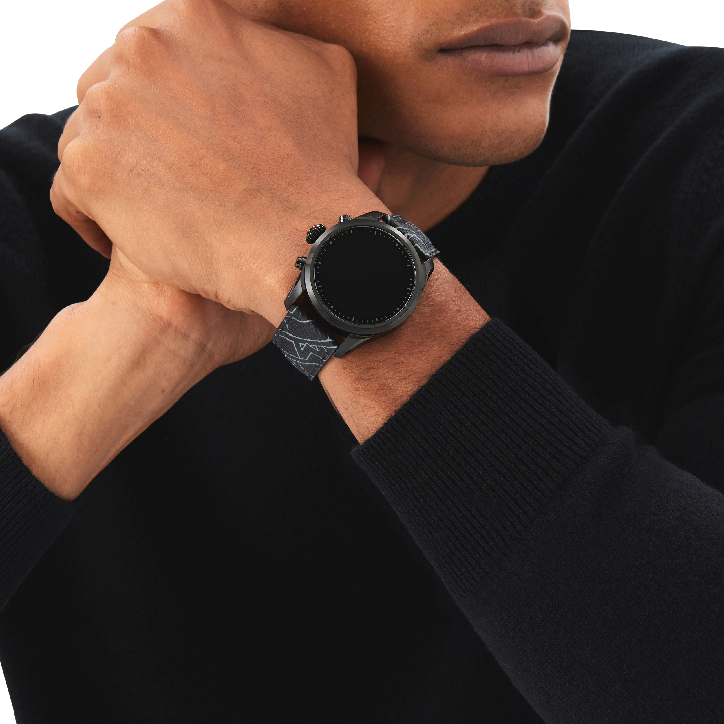 Montblanc Summit 2 Stainless Steel Black Montblanc Pattern Blue, image 6