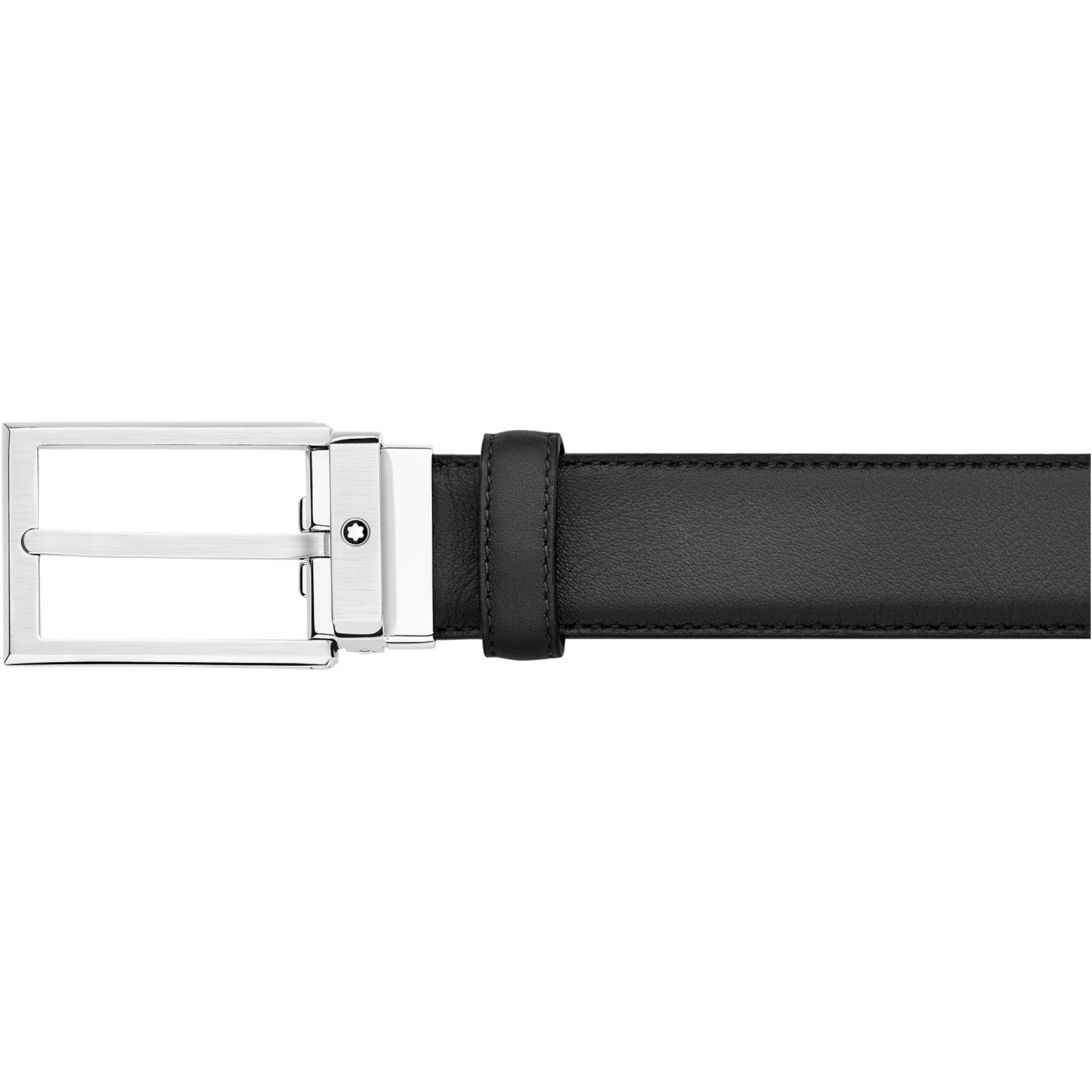 Rectangular Shiny & Mat Stainless Steel Pin Buckle, image 1