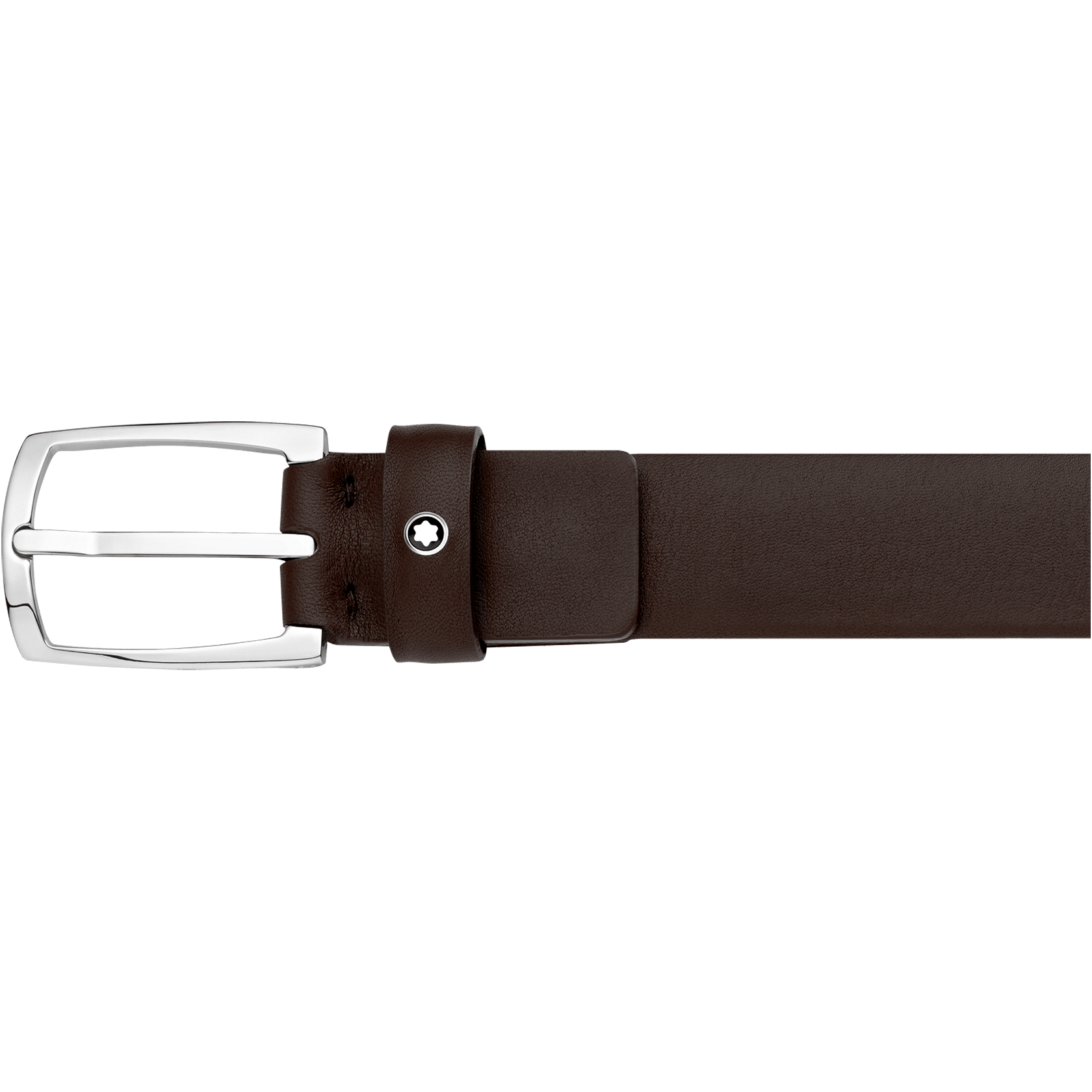 Rectangular Shiny Palladium-Coated Pin Buckle, image 1
