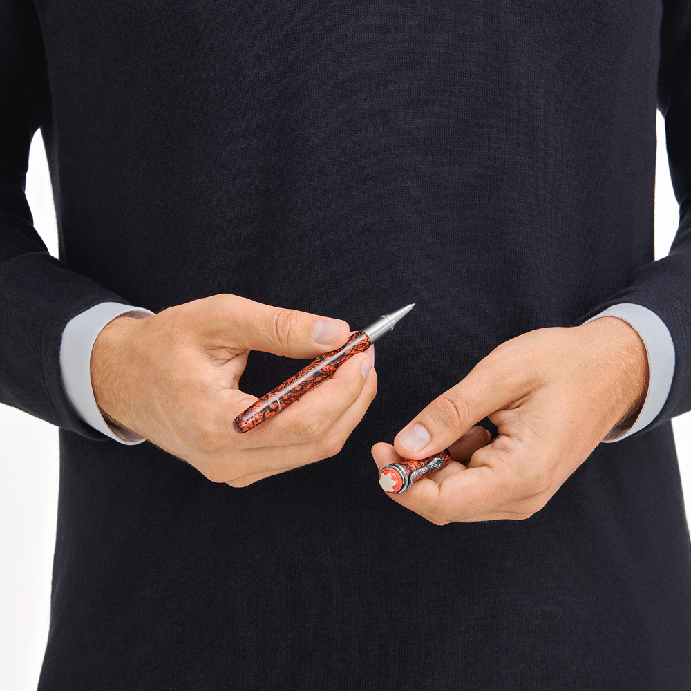 Montblanc Heritage Collection Rouge et Noir Serpent Marble Special Edition Rollerball, image 2