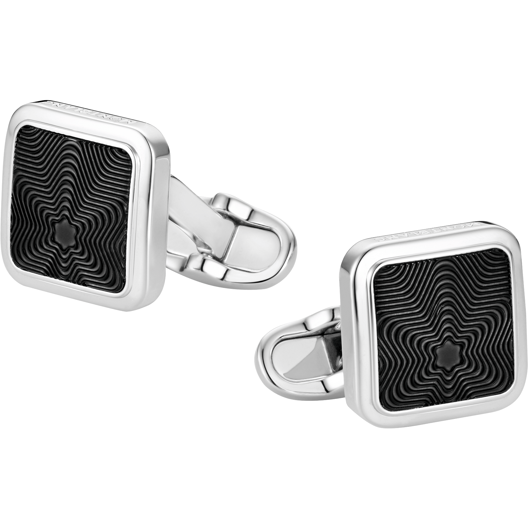 1 صورة ،Montblanc Star Silver Cufflinks