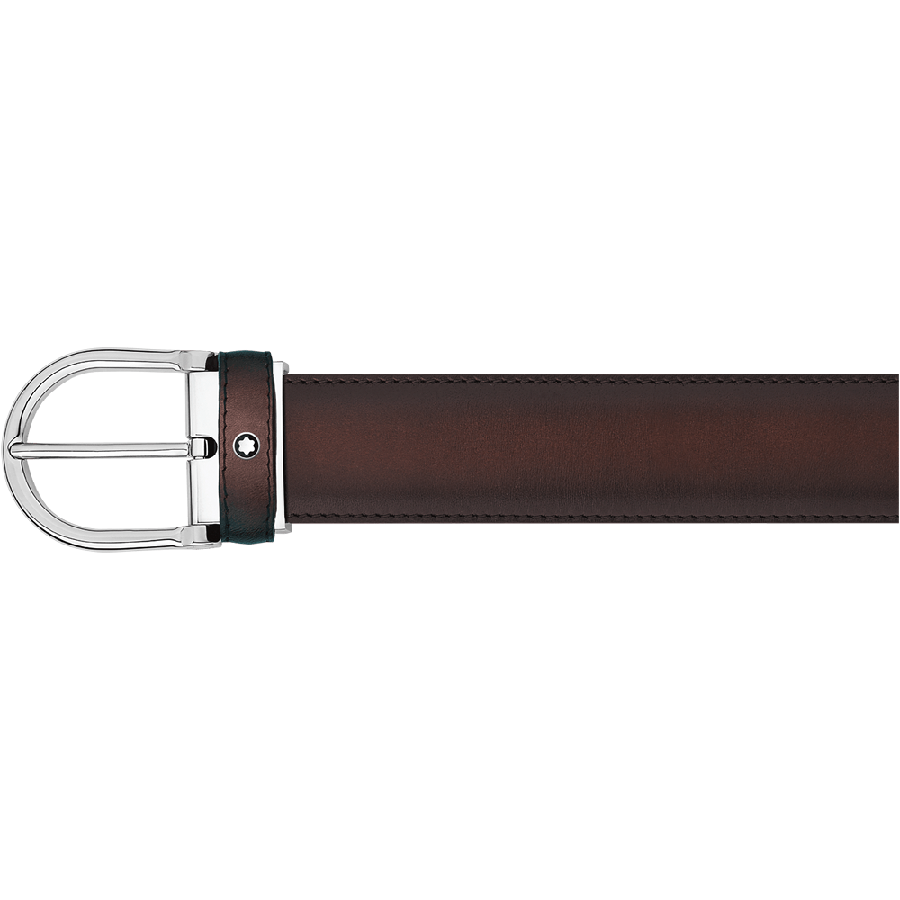 Dark brown cut-to-size business belt, image 4