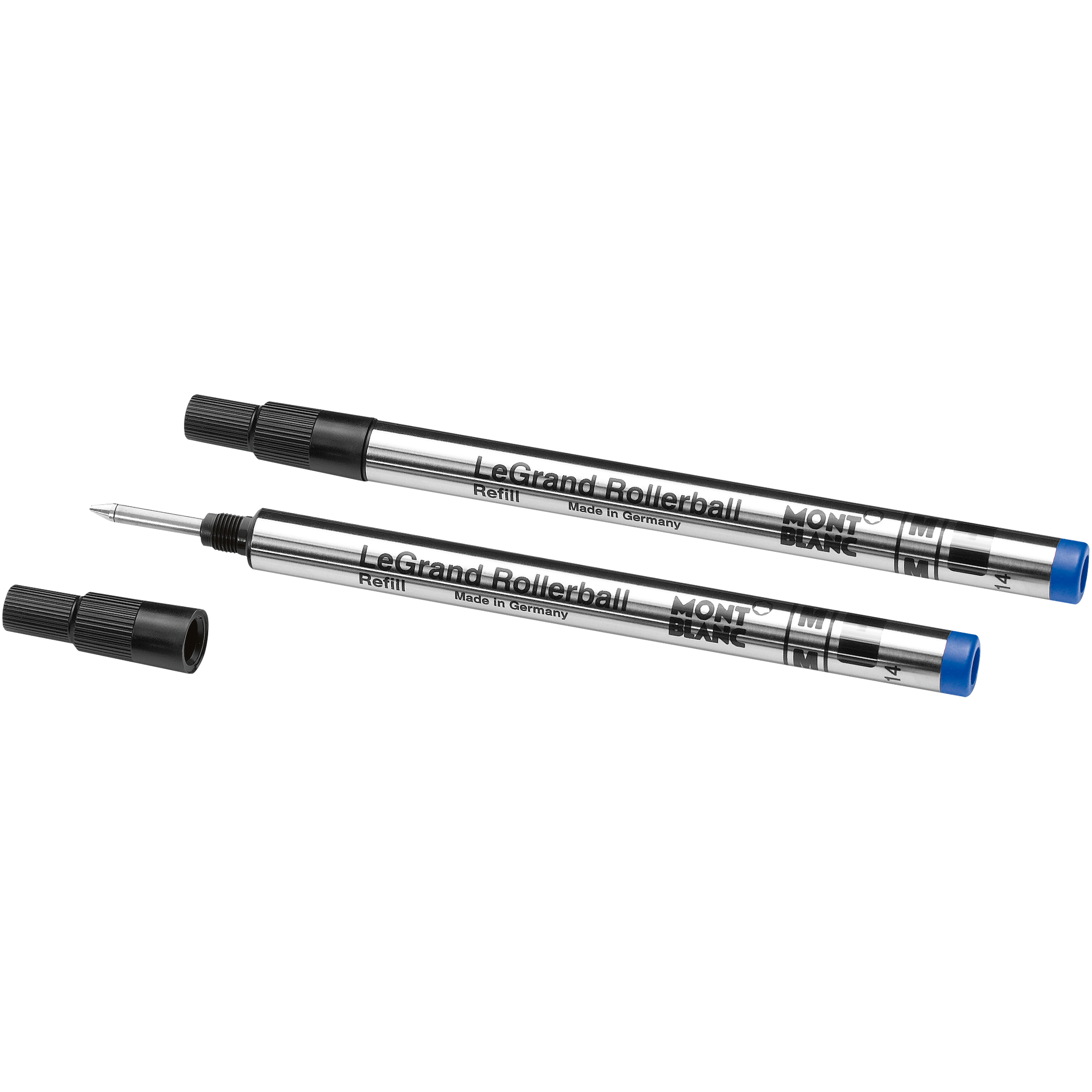 2 Rollerball LeGrand Refills (M) Pacific Blue, image 2