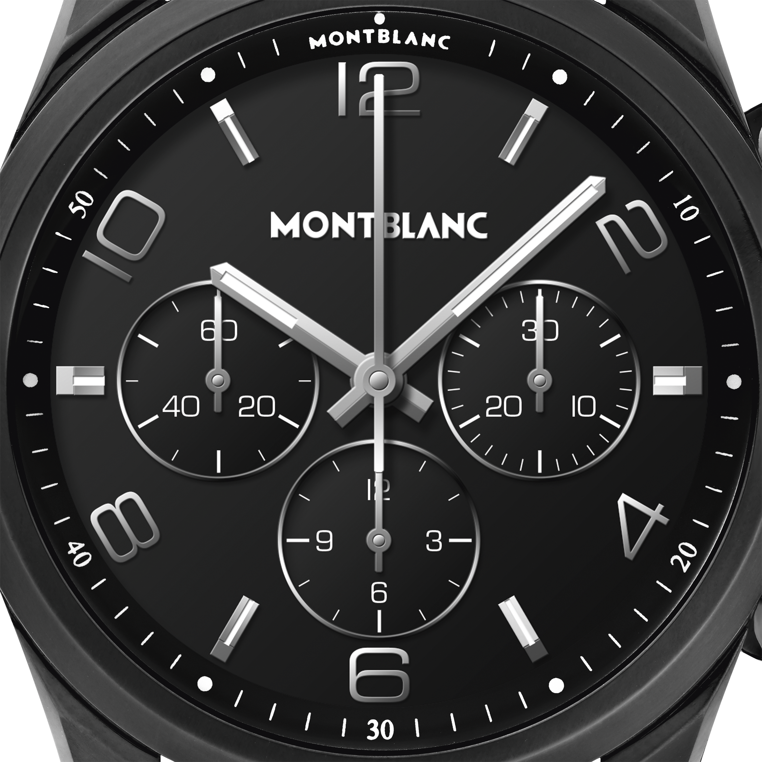 Montblanc Summit 2+ Smartwatch - Black with Rubber Strap, image 4