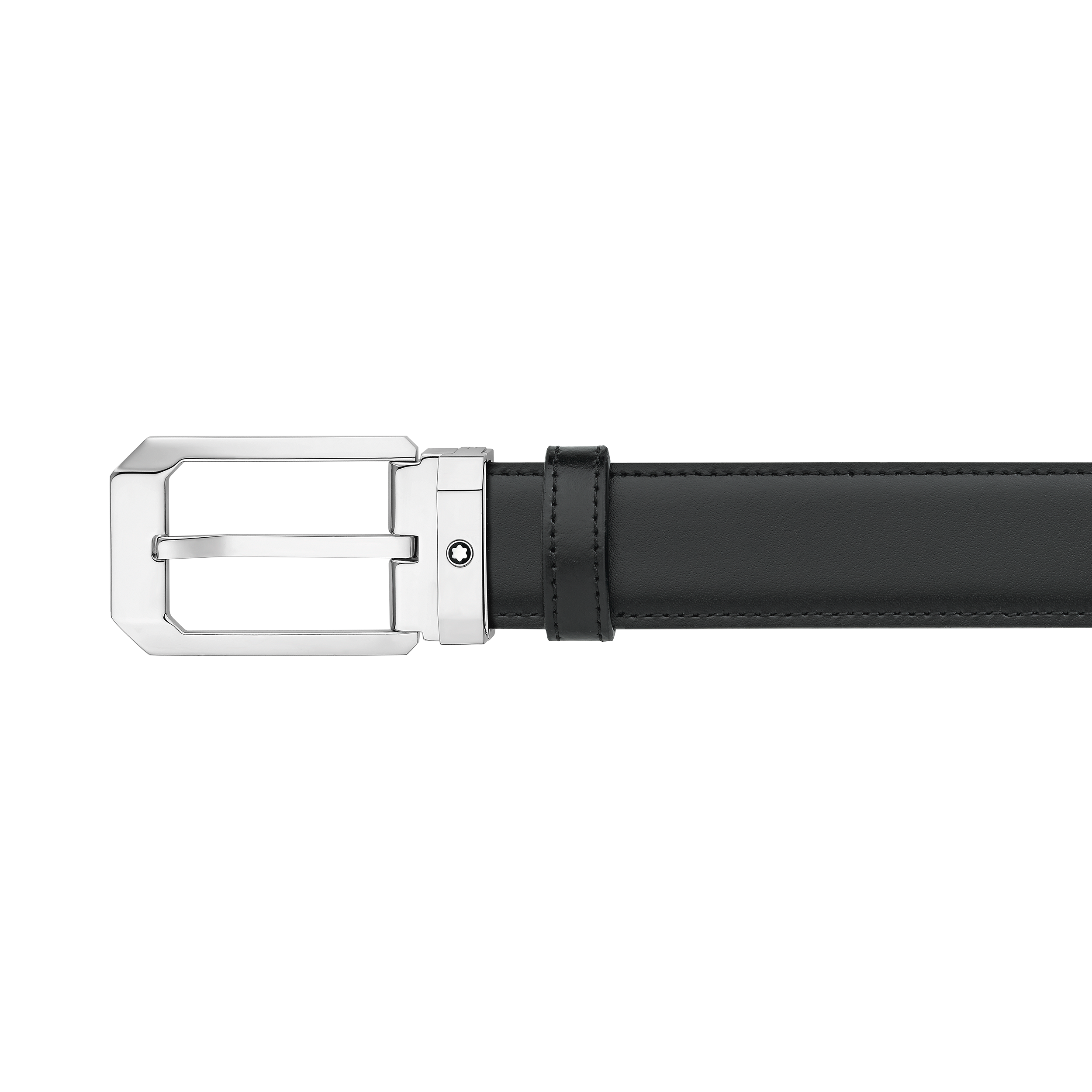 Black/brown 30 mm reversible leather belt, image 4